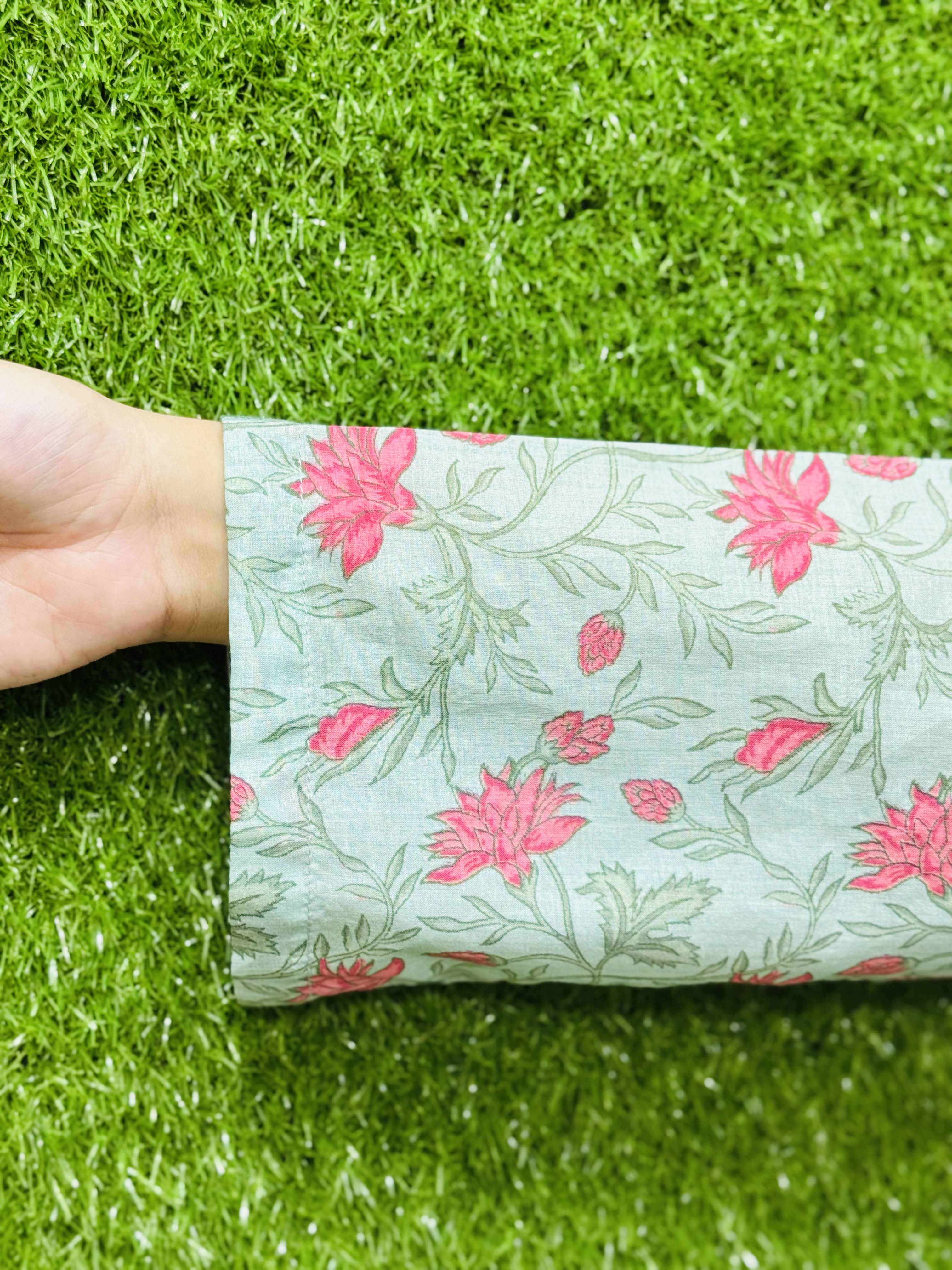 3 PC Printed Lawn Fabric 3
