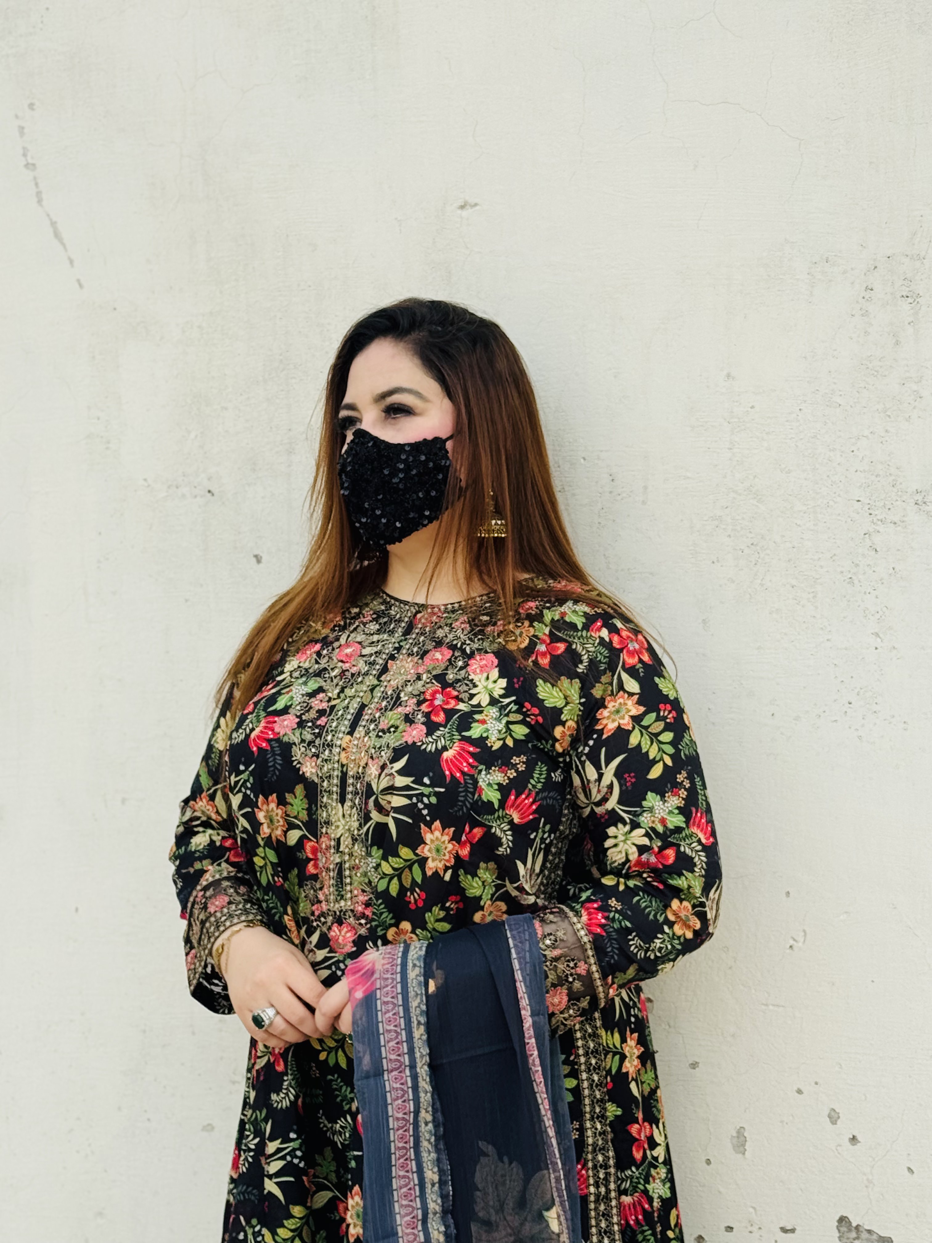 3 PC Embroidery Lawn Fabric