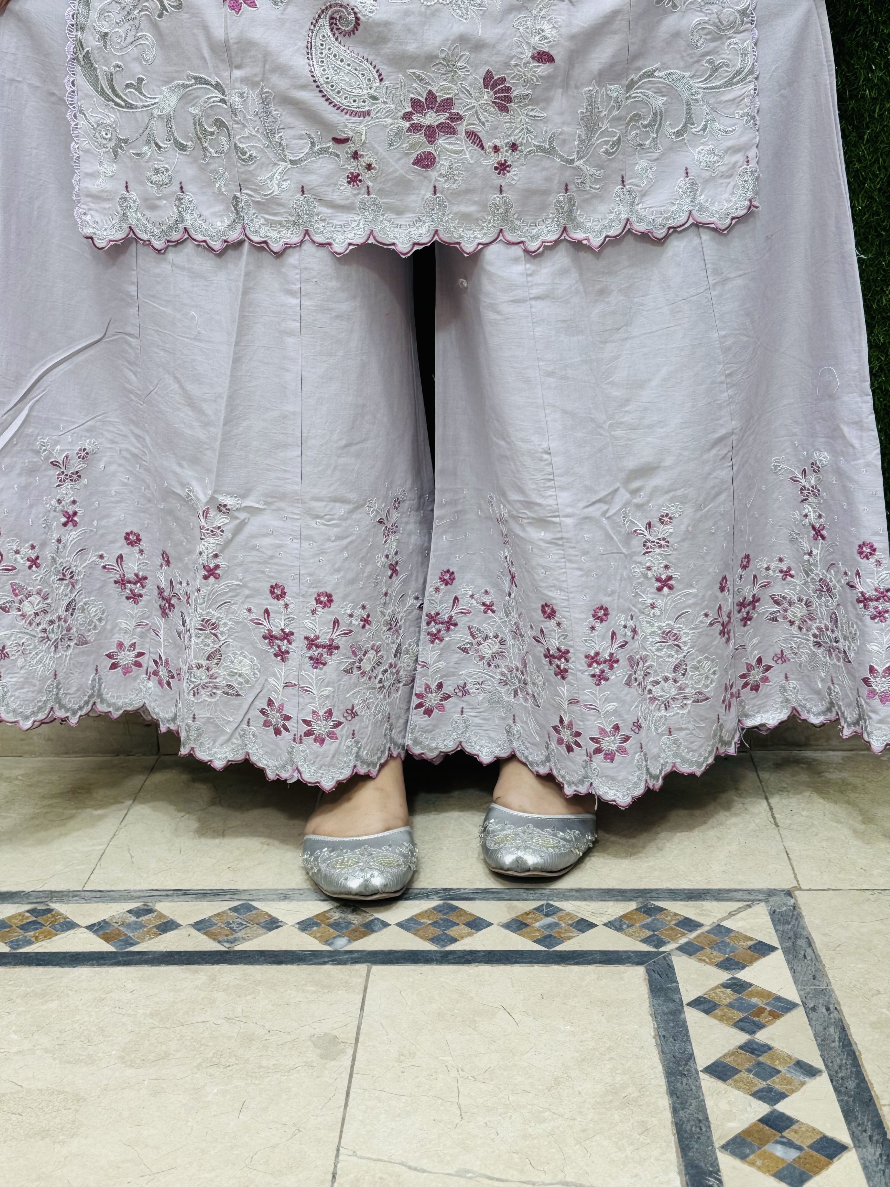3 PC Embroidery Lawn Fabric