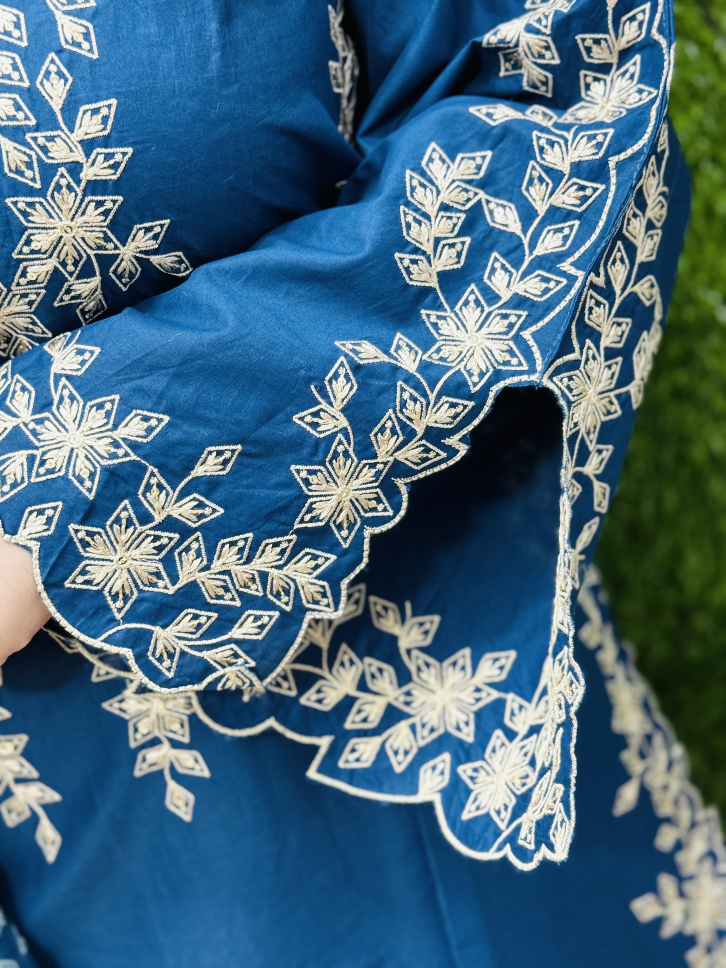 3 PC Embroidery Lawn Fabric