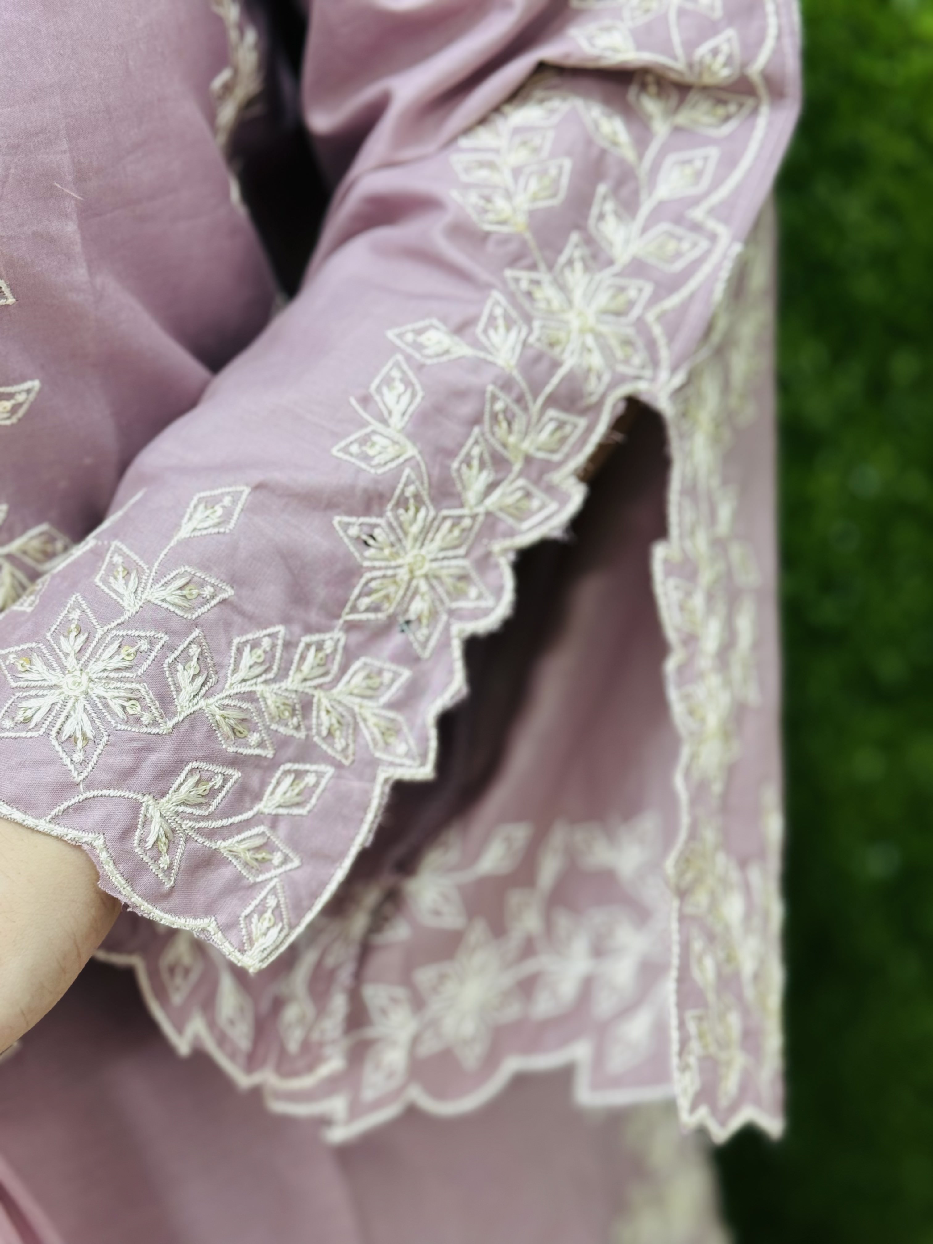 3 PC Embroidery Lawn Fabric