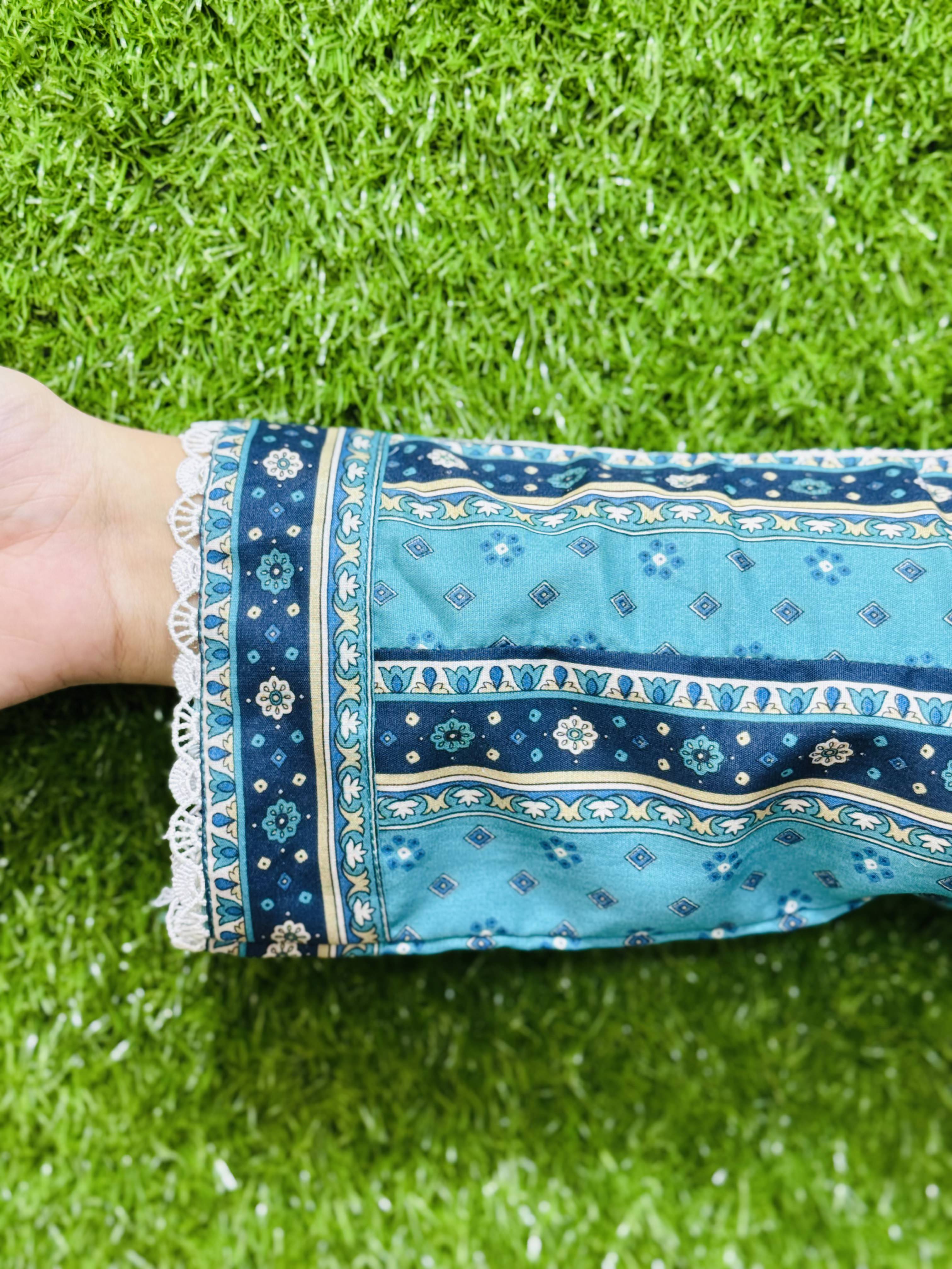 3 PC Printed Lawn Fabric