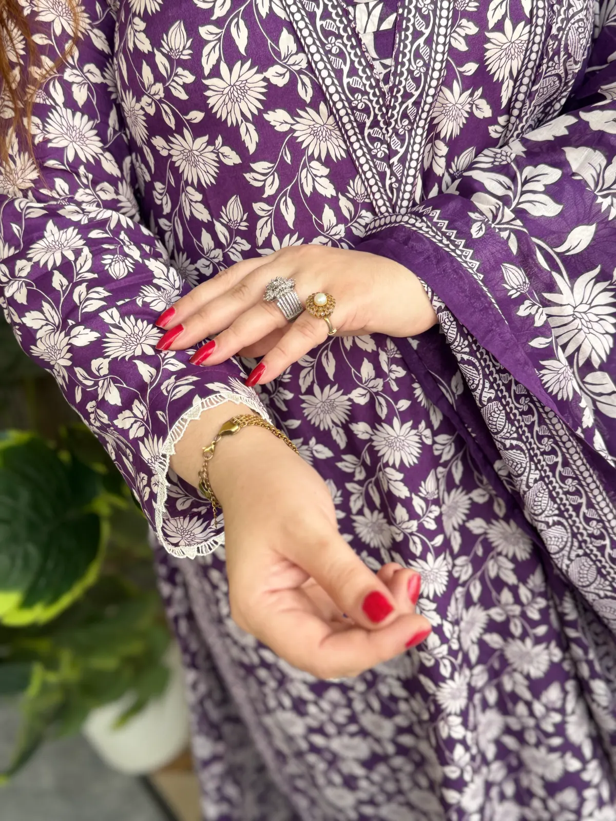 3 PC Printed Lawn Fabric 3
