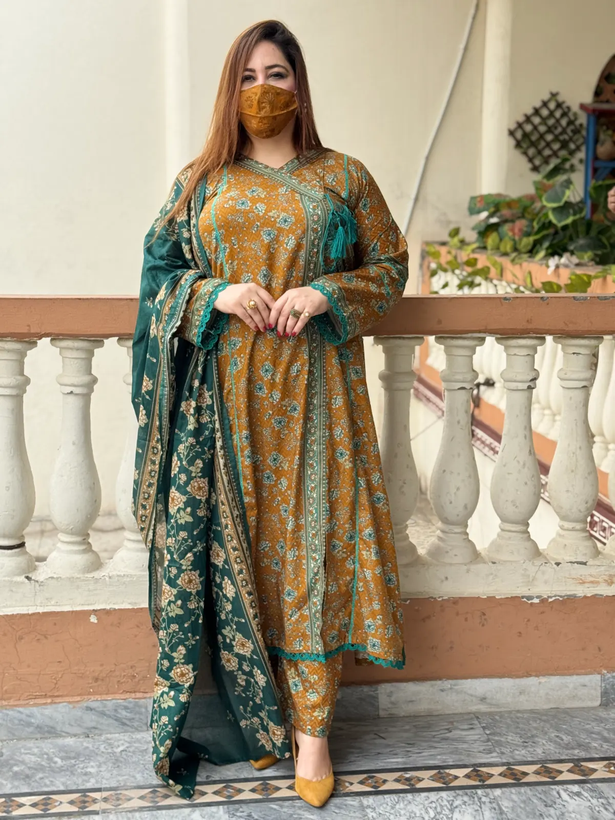 3 PC Printed Lawn Fabric