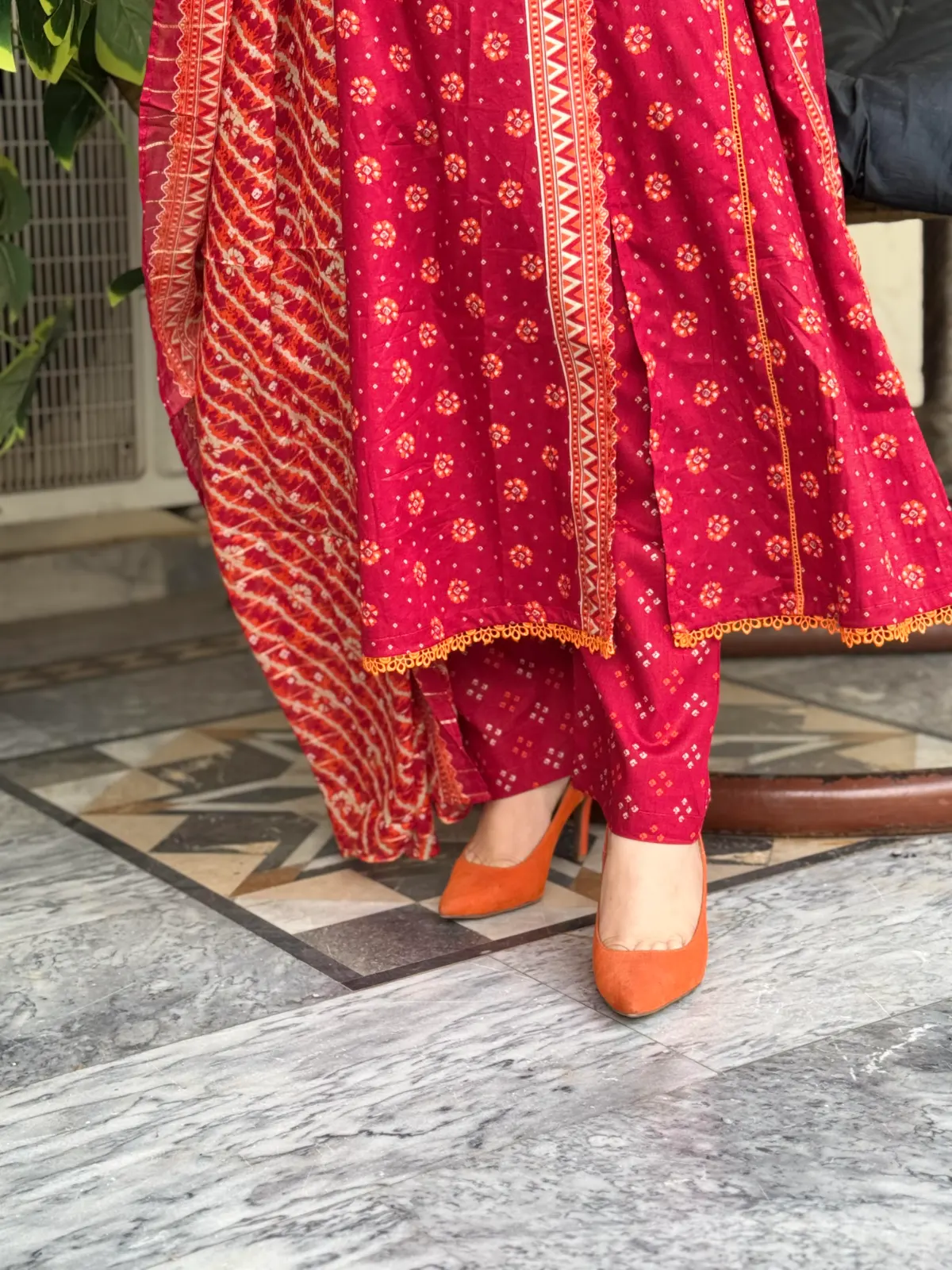 3 PC Printed Lawn Fabric 2