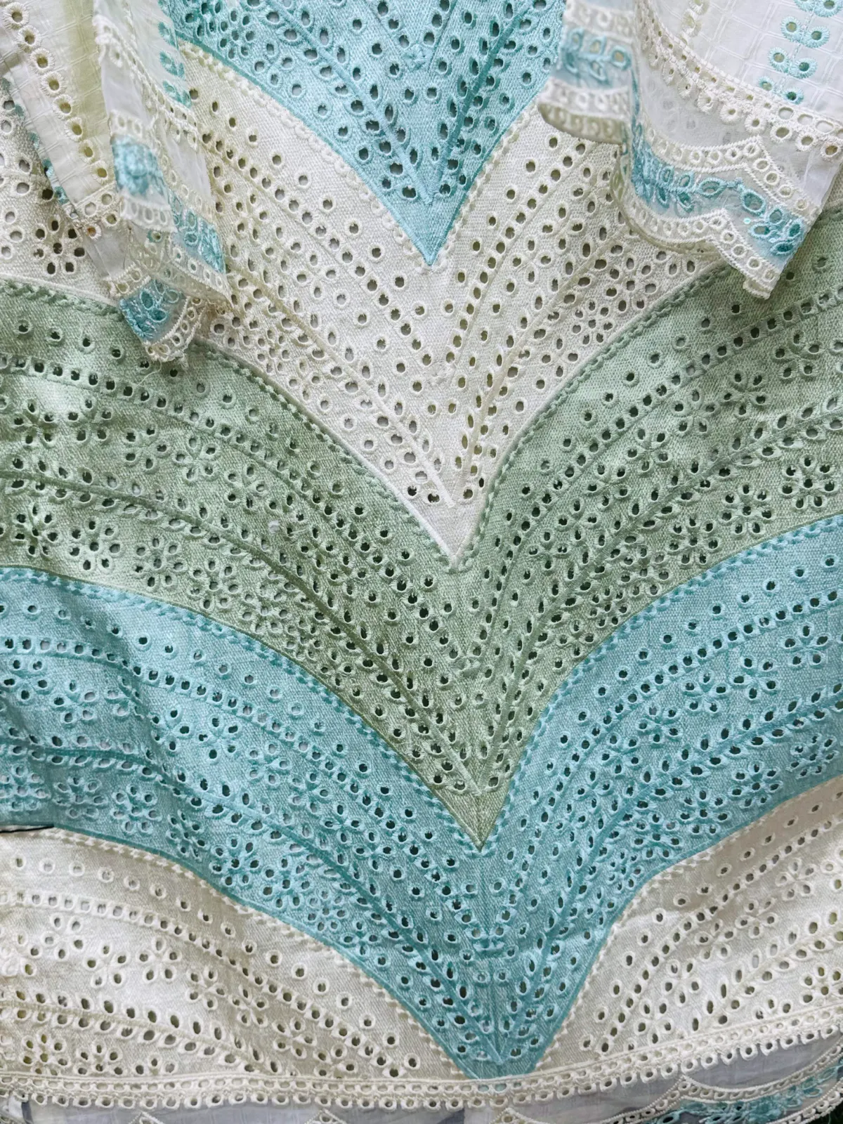 3 PC Embroidered Lawn Fabric 2