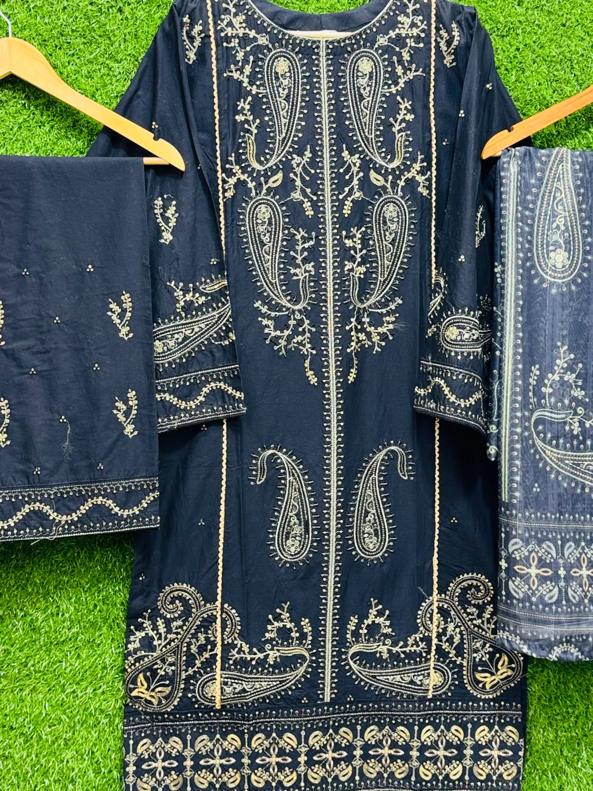 3 PC Embroidery Lawn