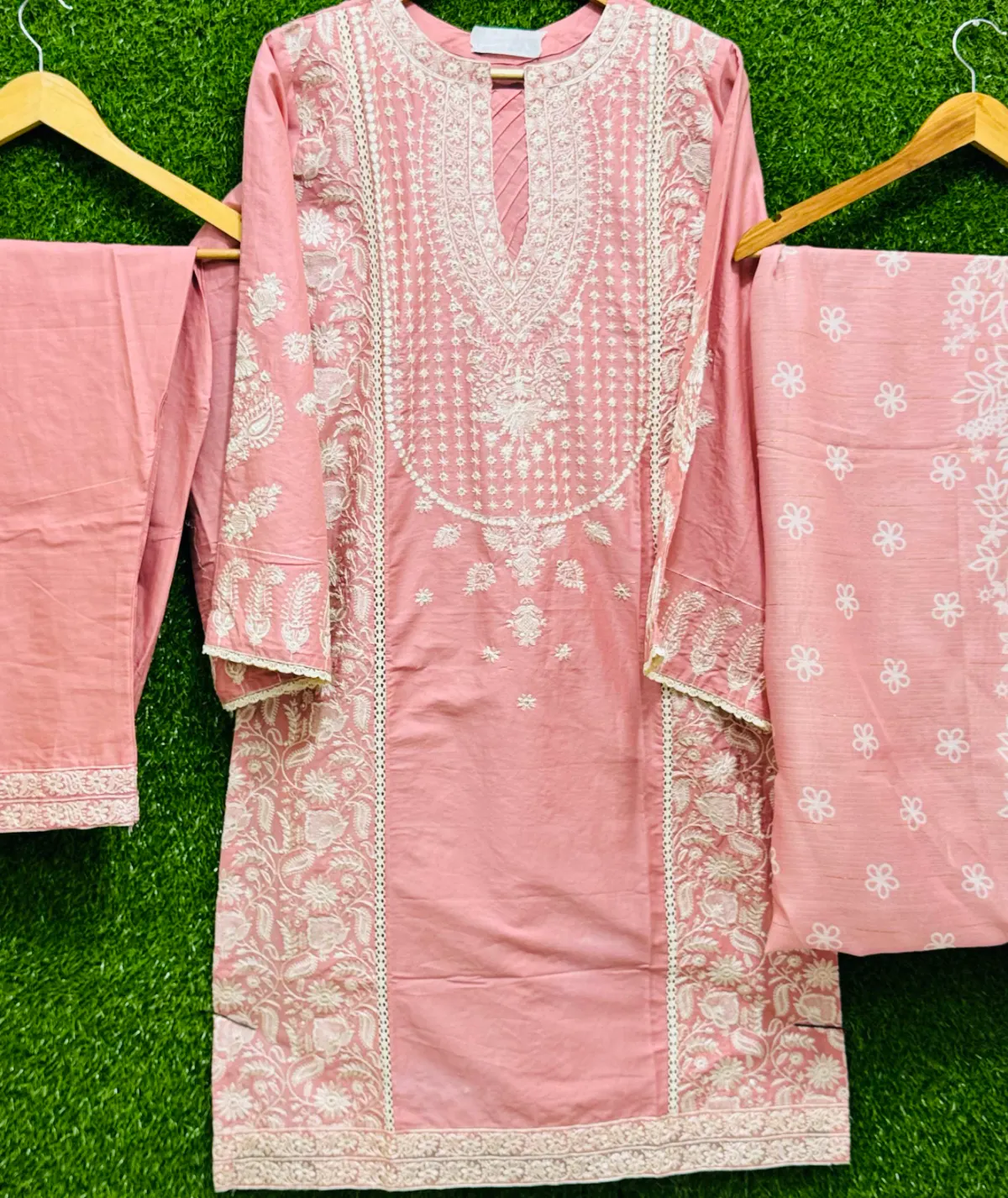3 PC Embroidered Lawn
