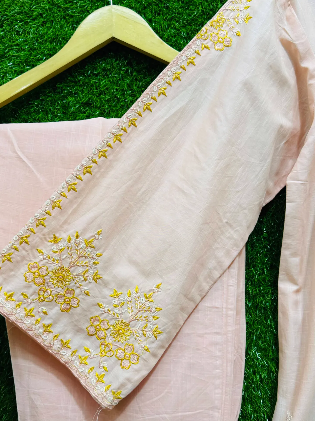 3 PC Embroidered Lawn Fabric 2