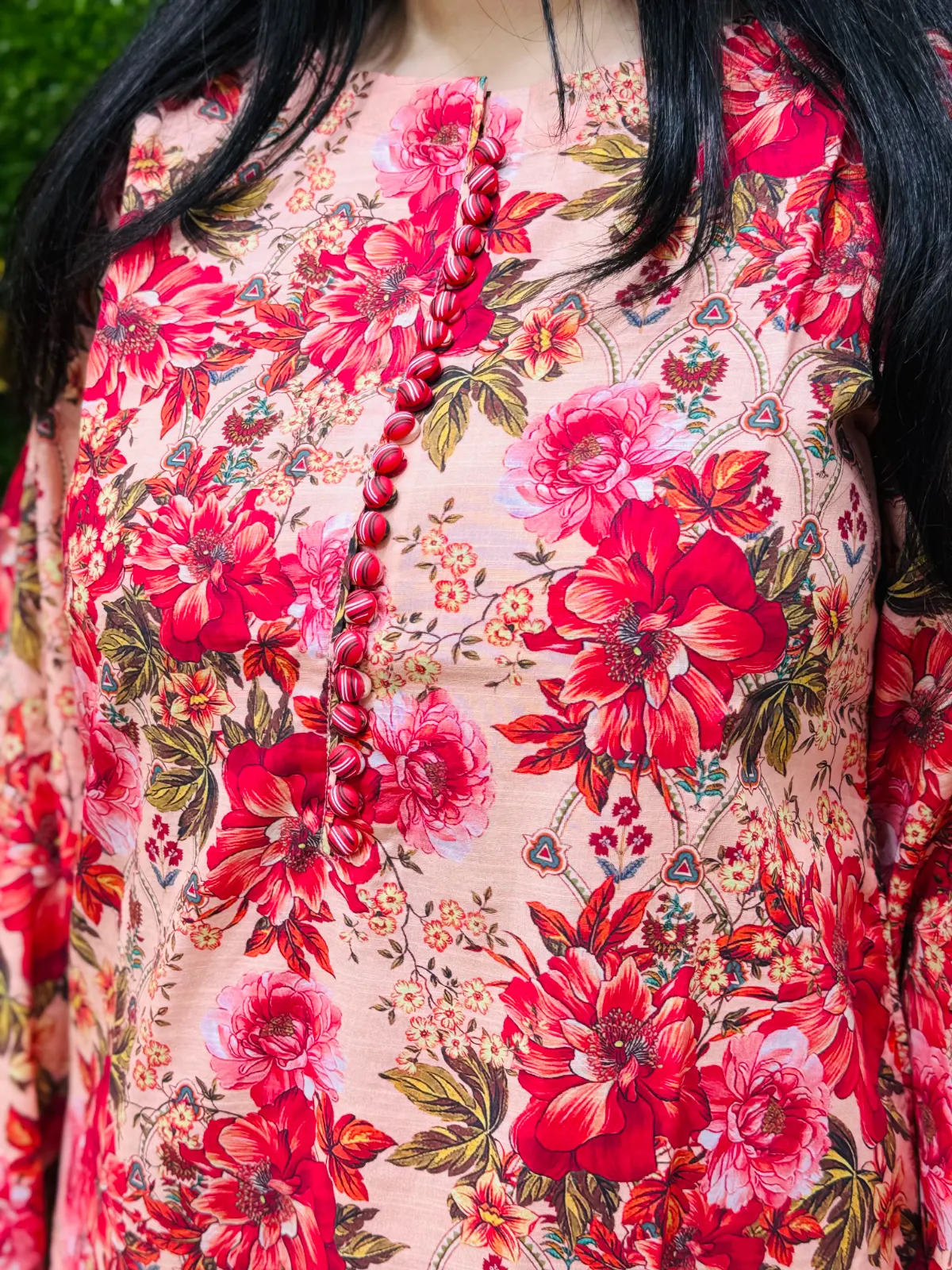 3 PC Printed Lawn Fabric 2