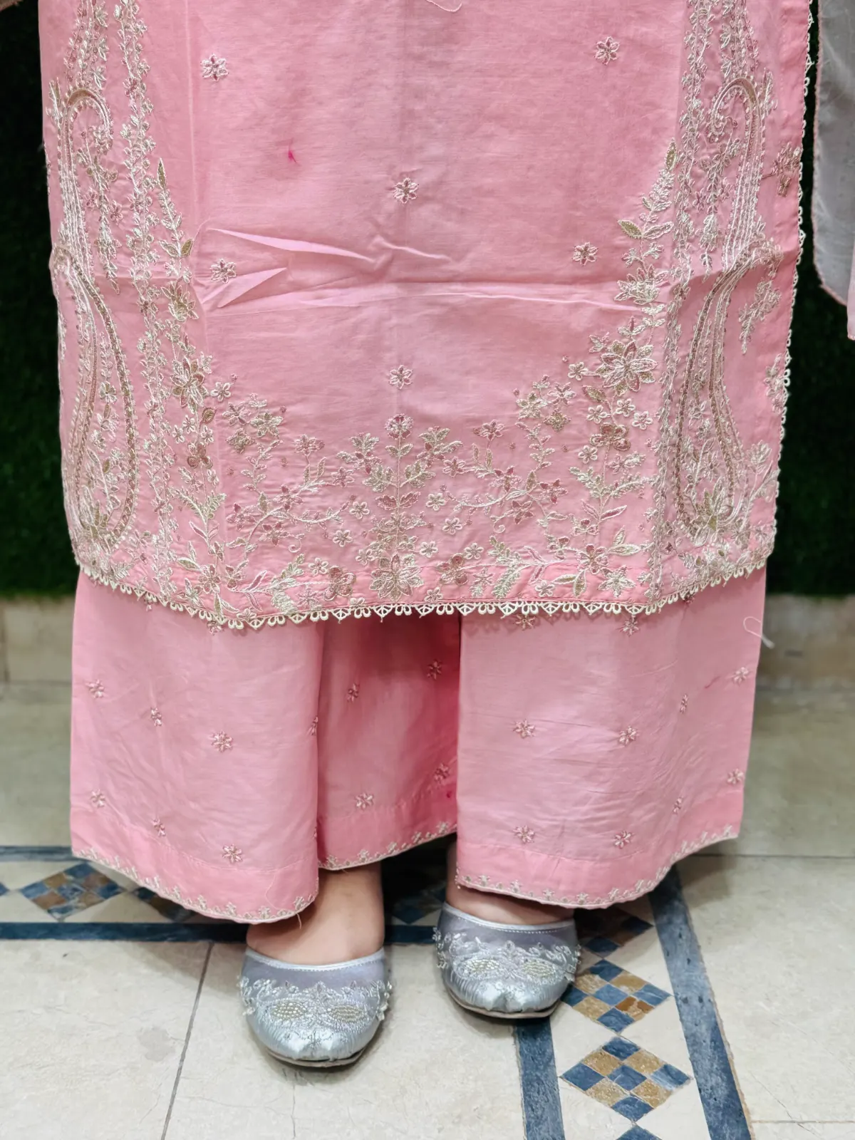 3 PC Embroidered Lawn Fabric 2