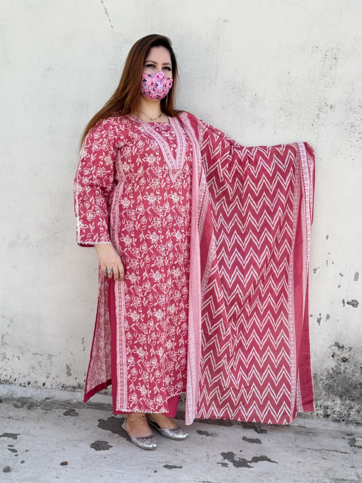 3 pc Printed Lawn Fabric