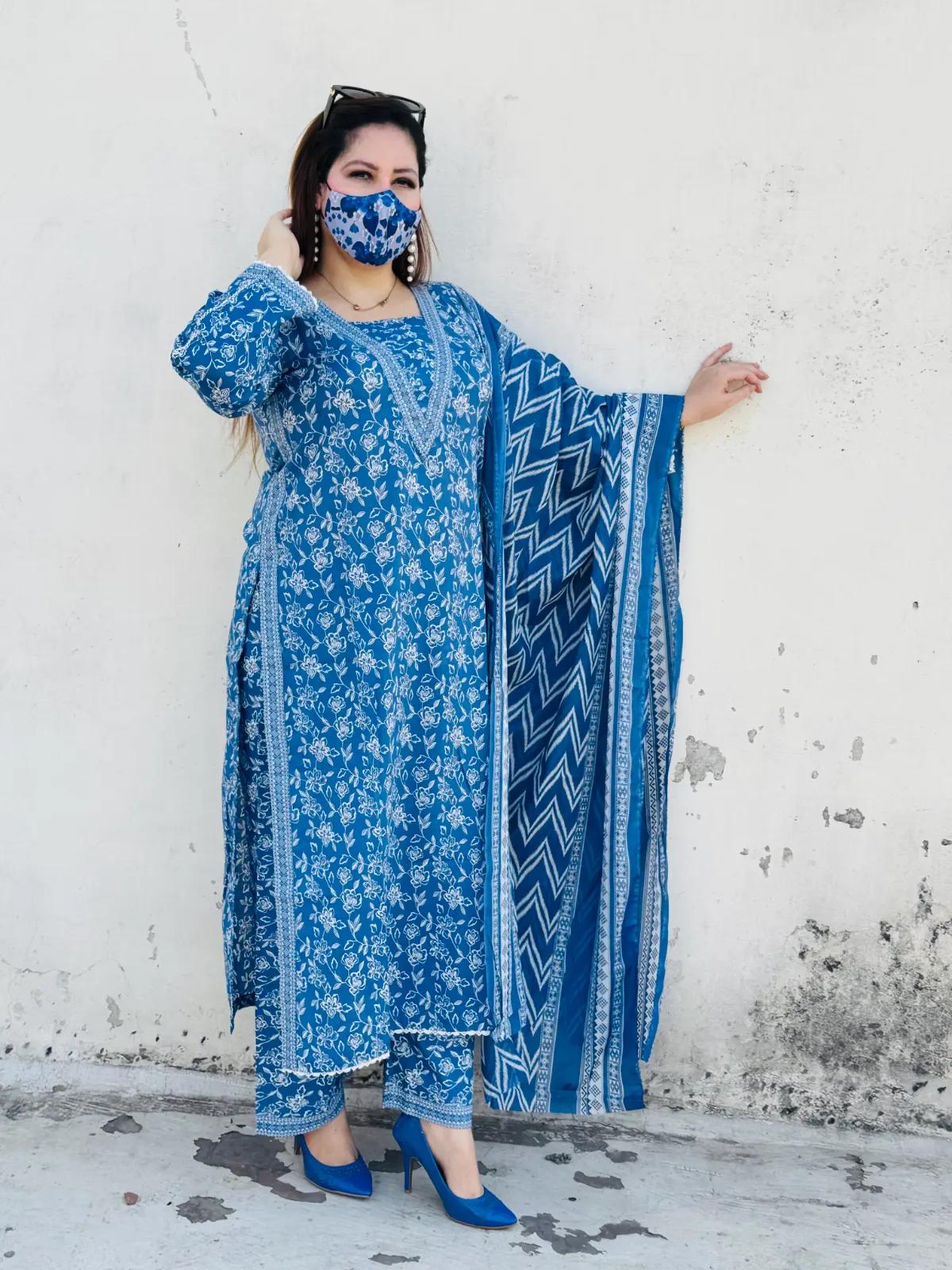 3 pc Printed Lawn Fabric