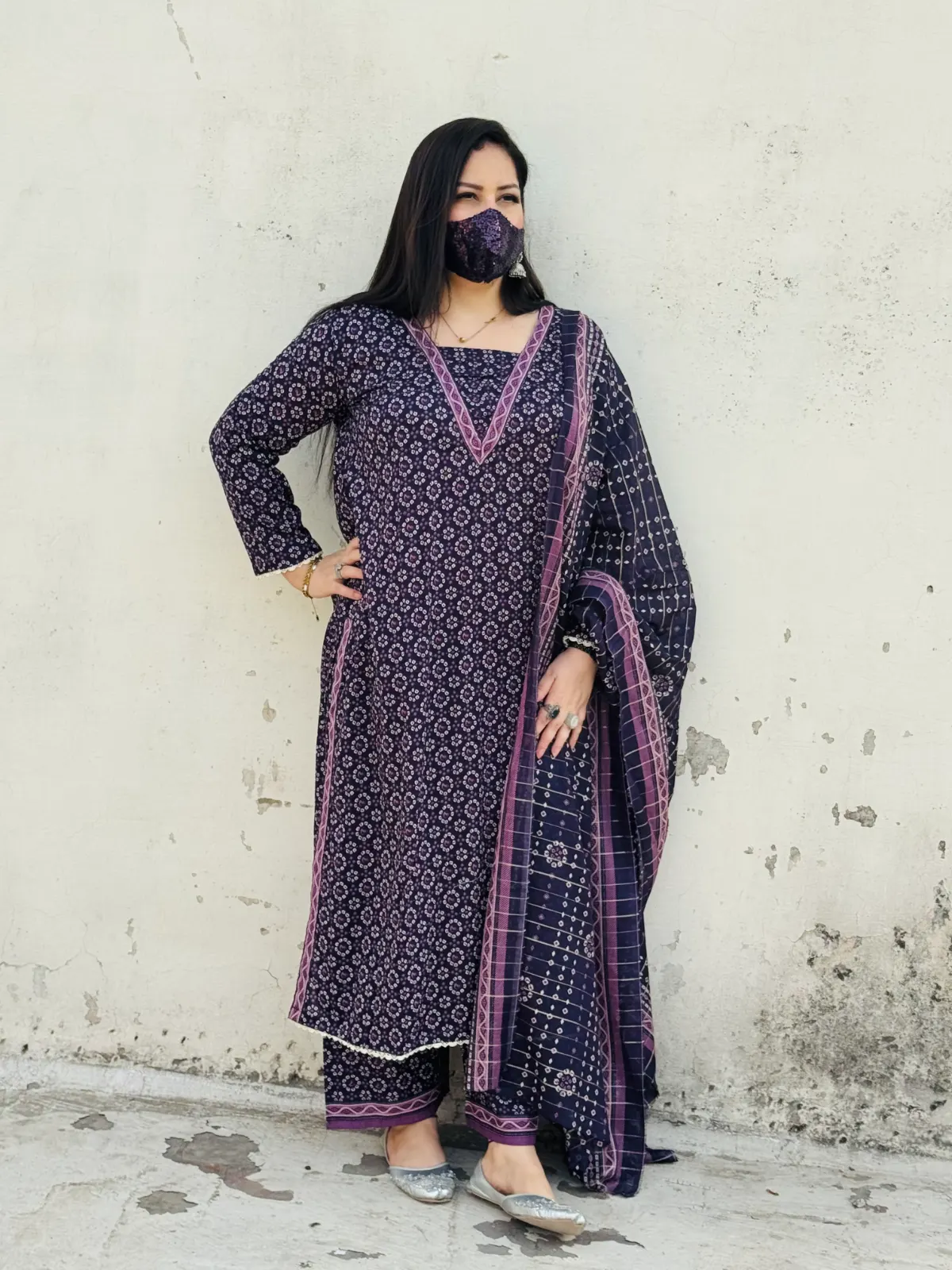 3 pc Printed Lawn Fabric