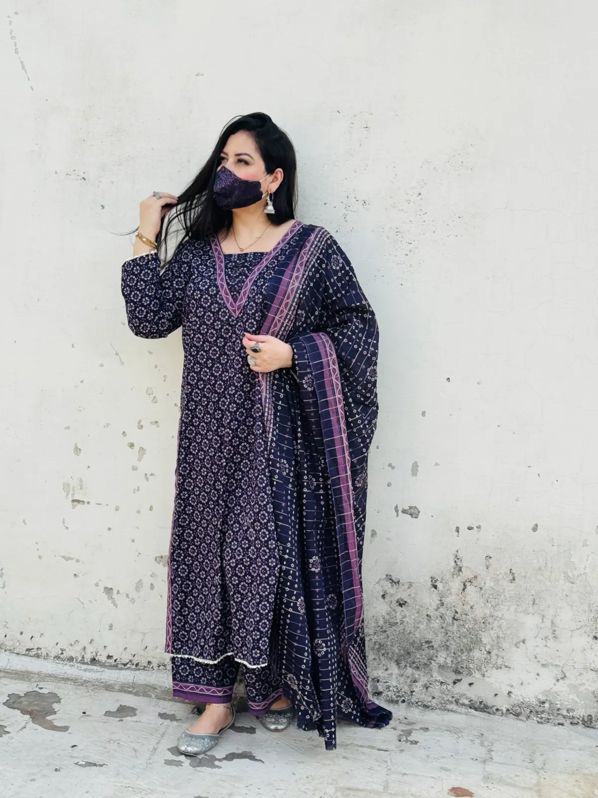 3 pc Printed Lawn Fabric 4