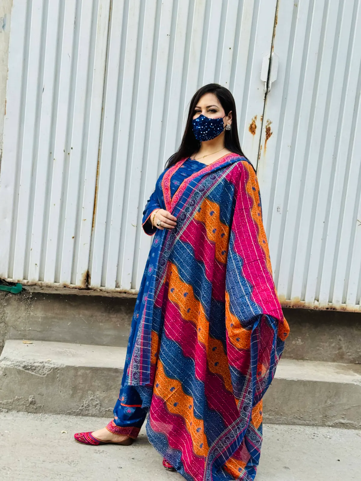 3 pc Printed Lawn Fabric