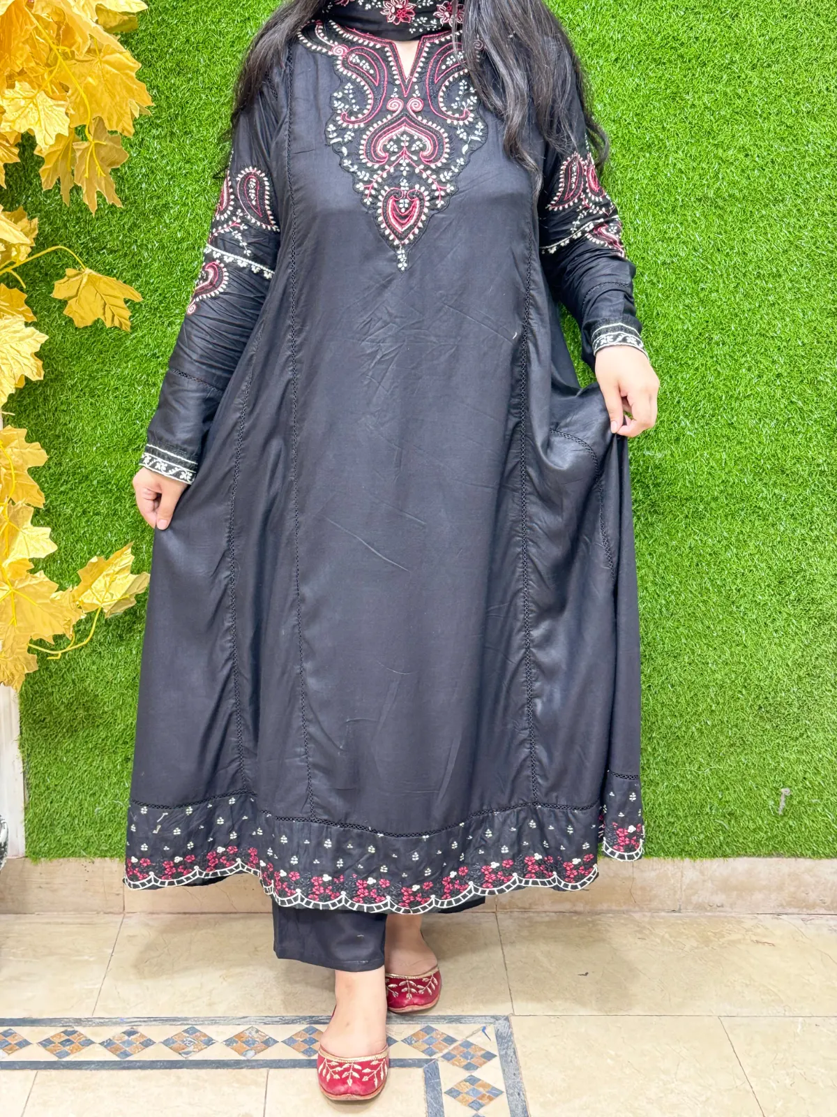 3 pc Embroidery Lawn Fabric