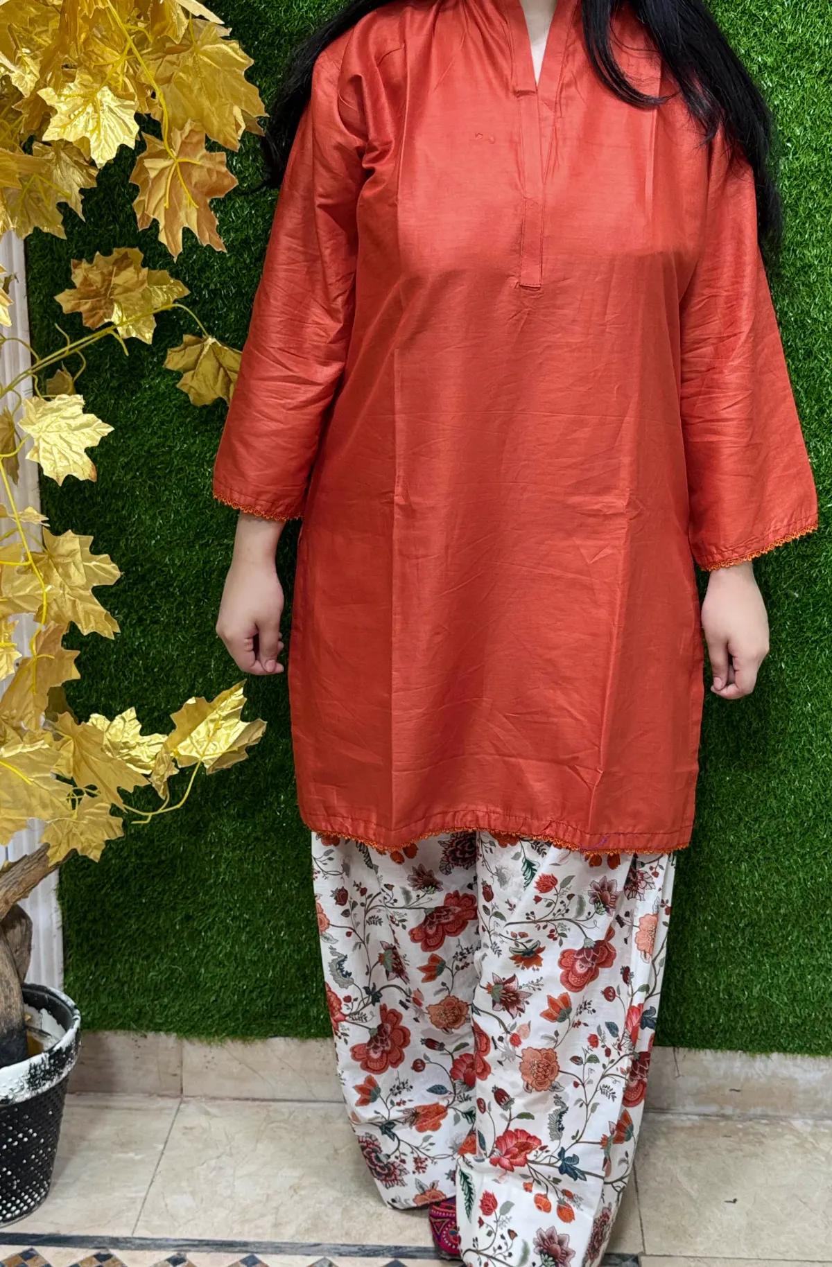 2 pc Printed Lawn Fabric