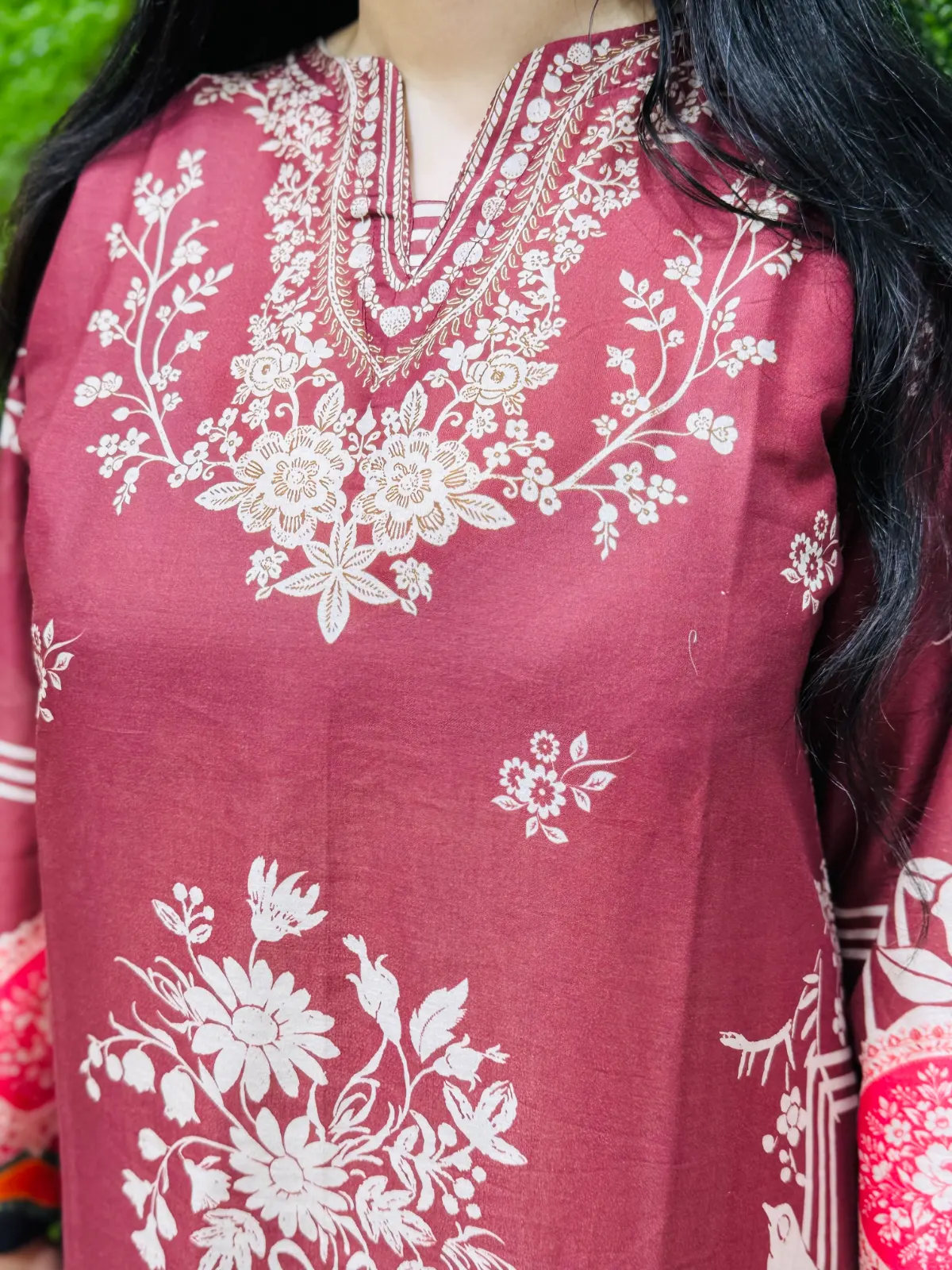 2 pc Printed Lawn Fabric 3