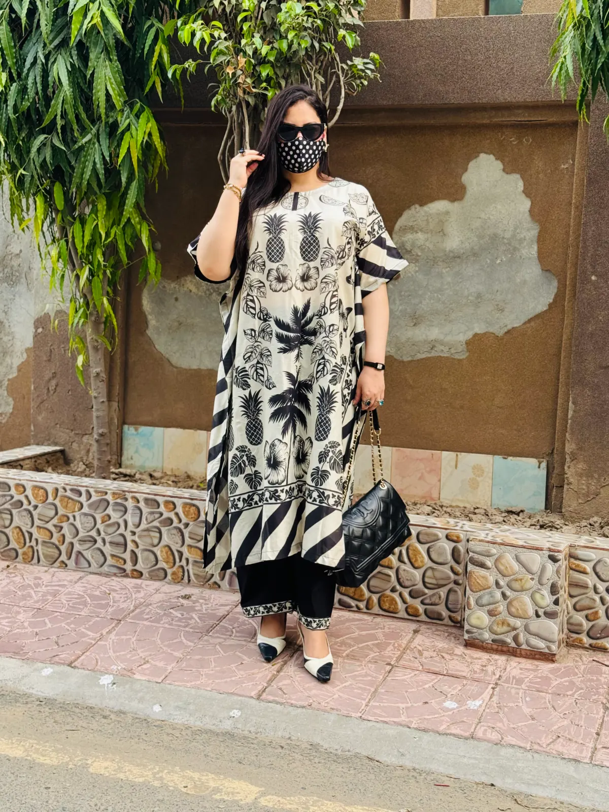 2 pc Printed Lawn Fabric 4