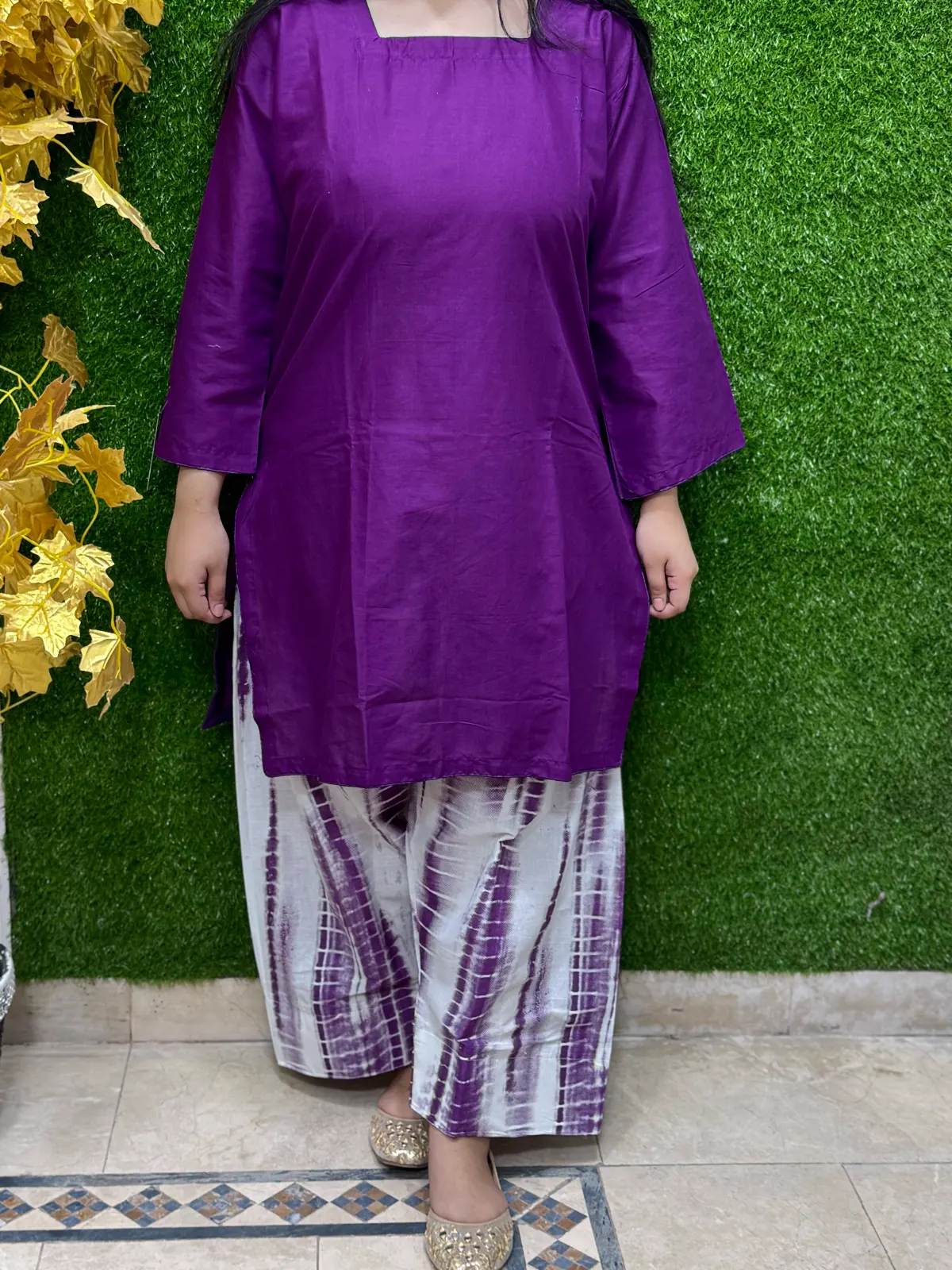 2 pc Printed Lawn Fabric