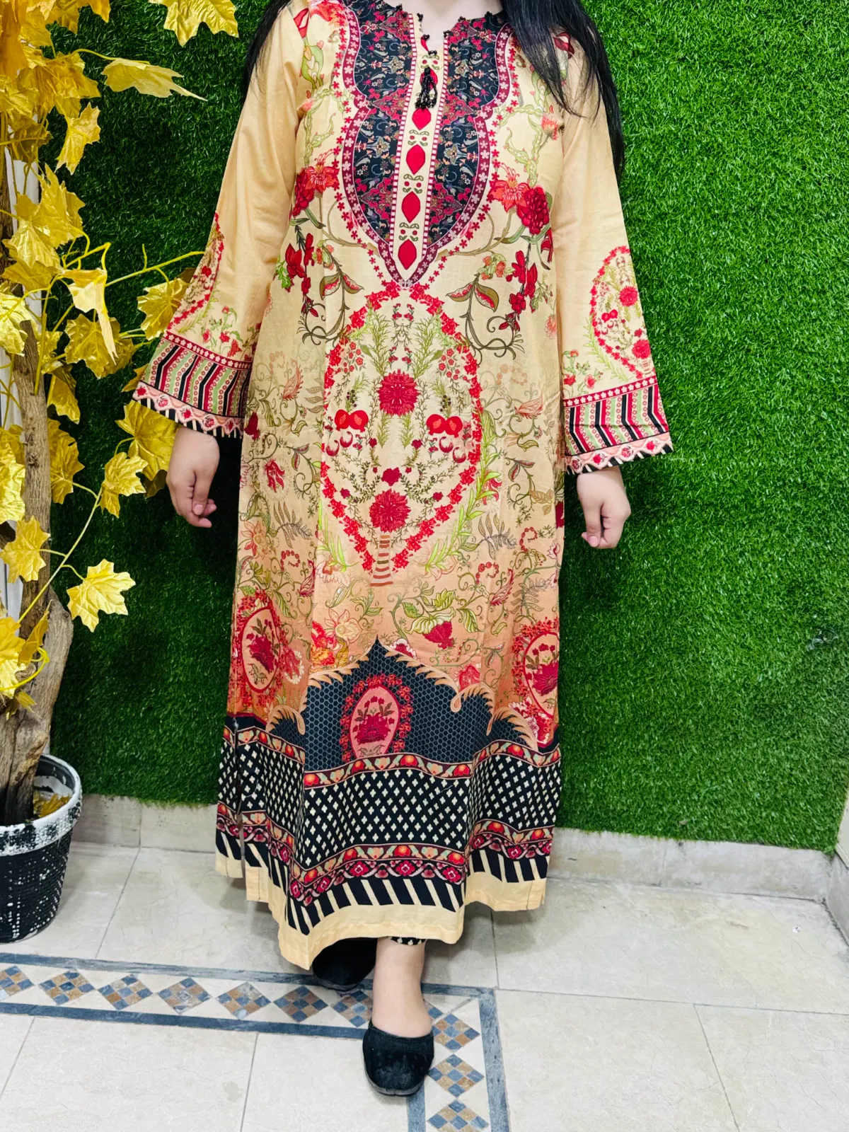 2 pc Printed Lawn Fabric