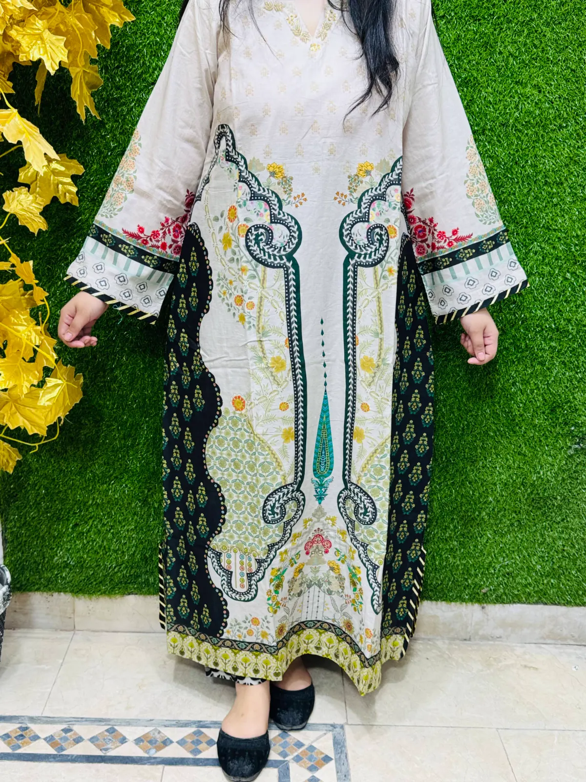 2 pc Printed Lawn Fabric