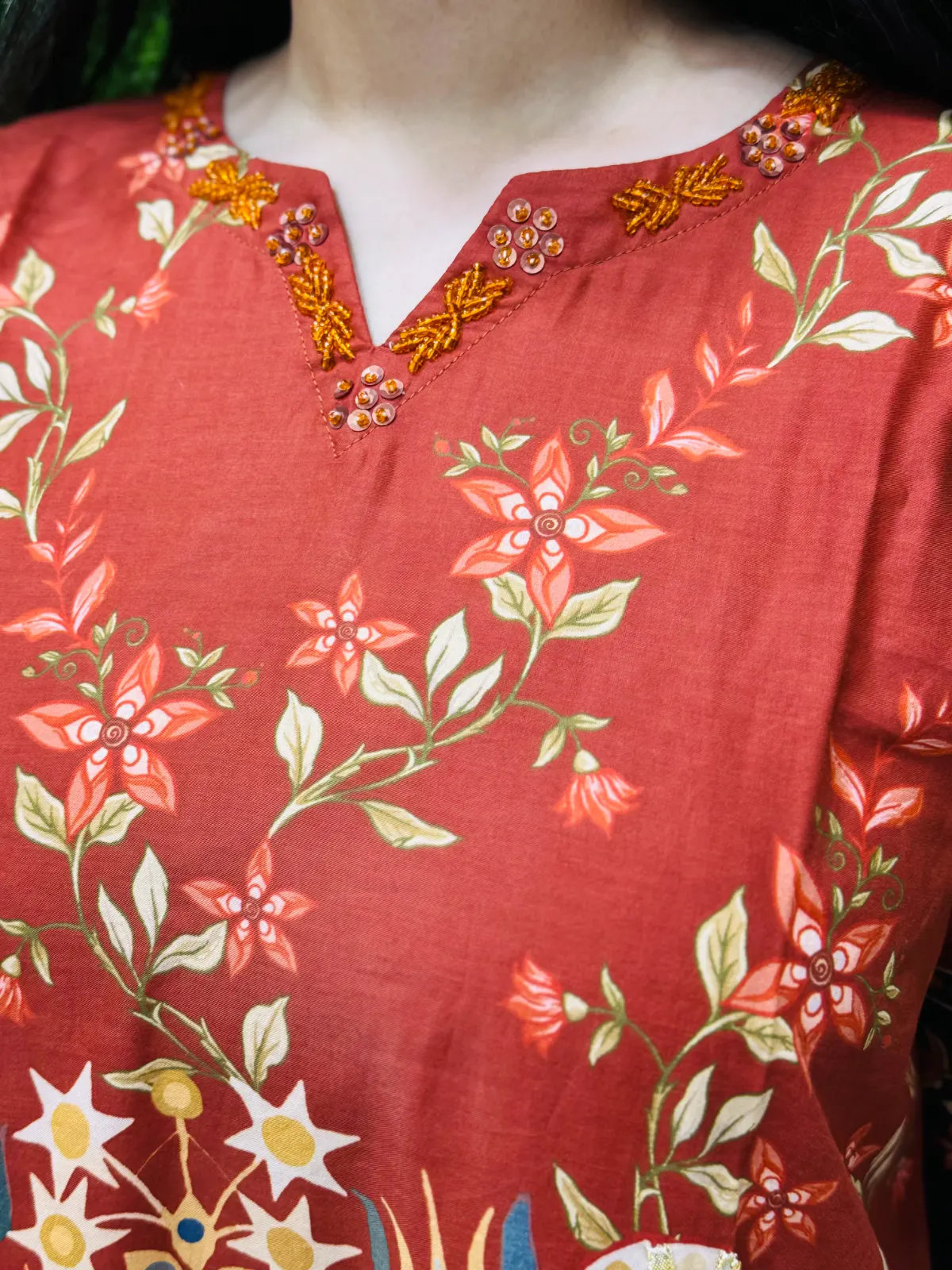 2 pc Printed Lawn Fabric 3
