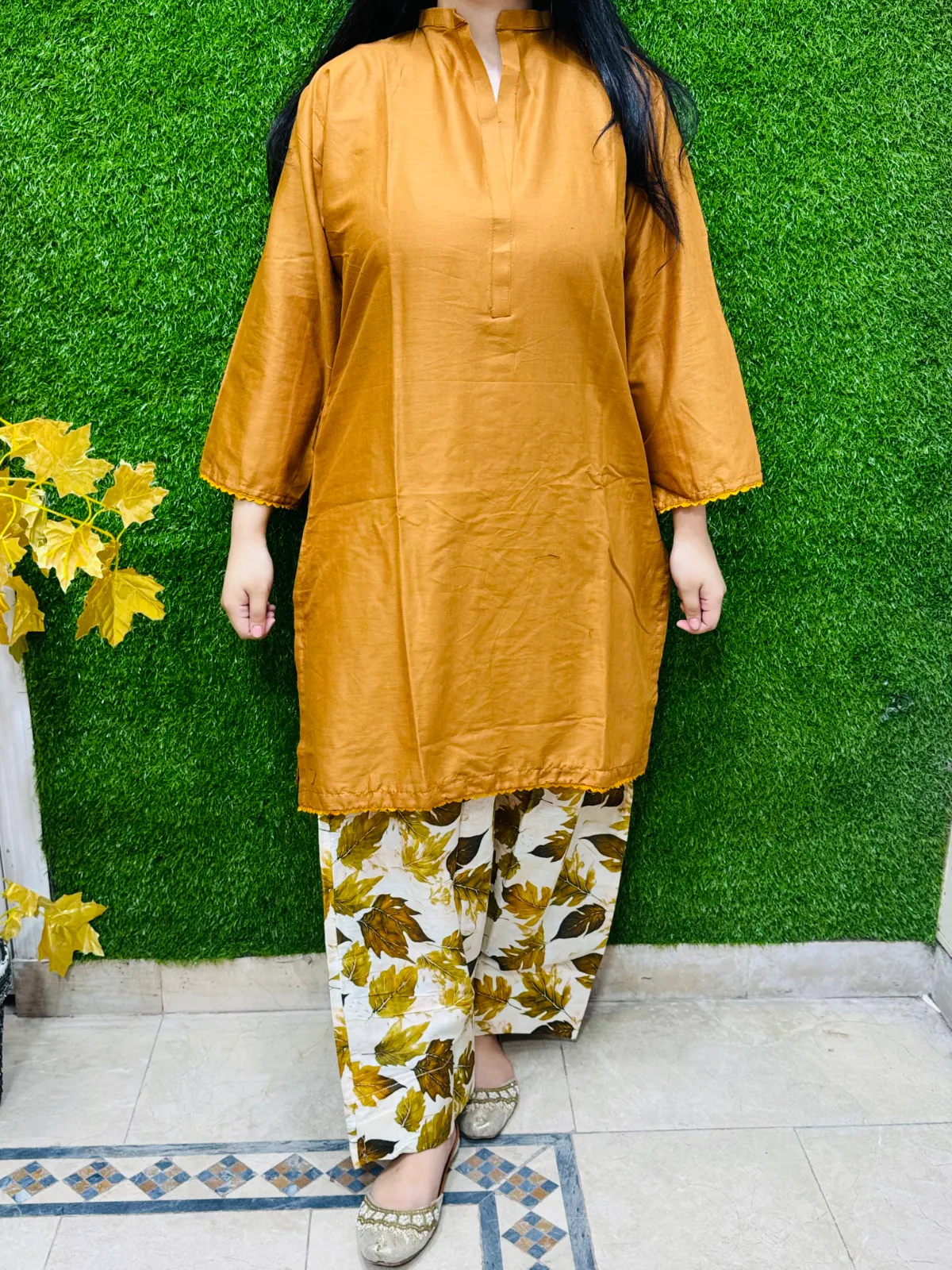 2 pc Printed Lawn Fabric