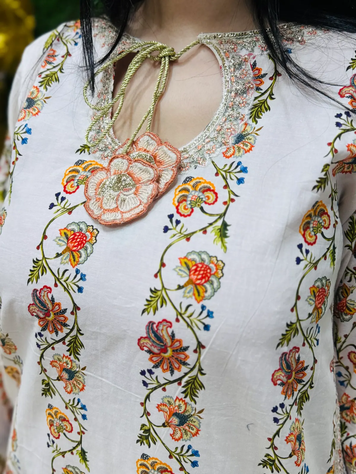 3 pc Embroidery Lawn Fabric 2