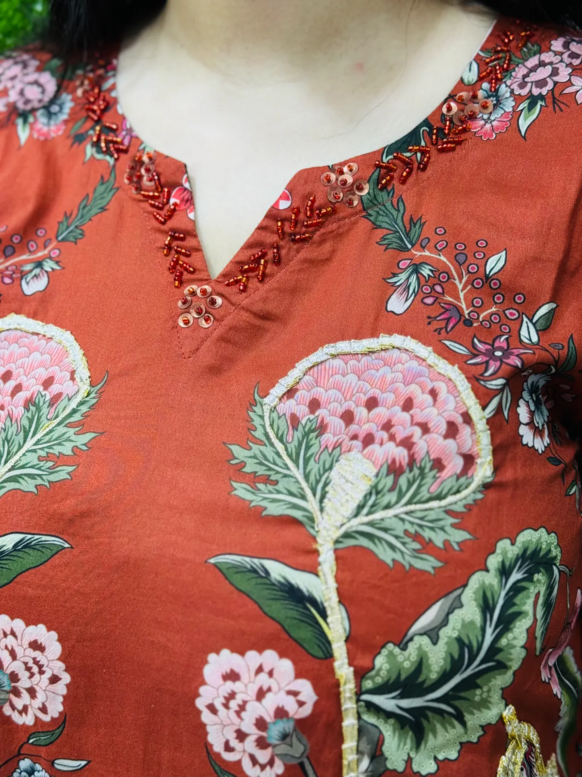 3 pc Embroidery Lawn Fabric 4
