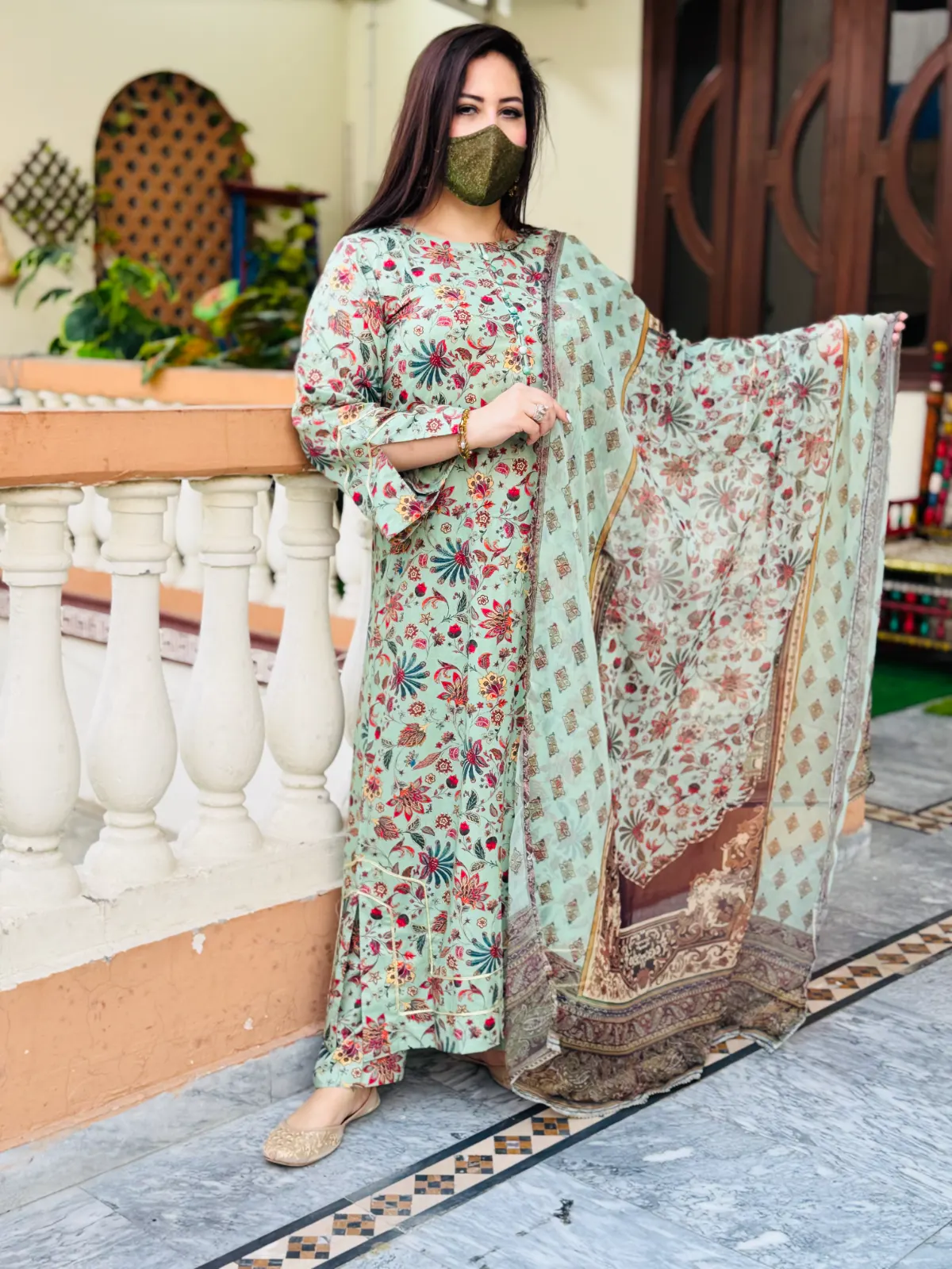 3 pc Embroidery Lawn Fabric