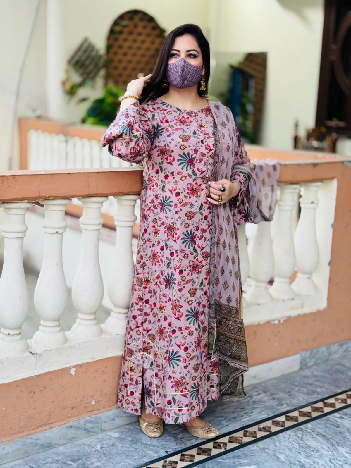3 pc Embroidery Lawn Fabric