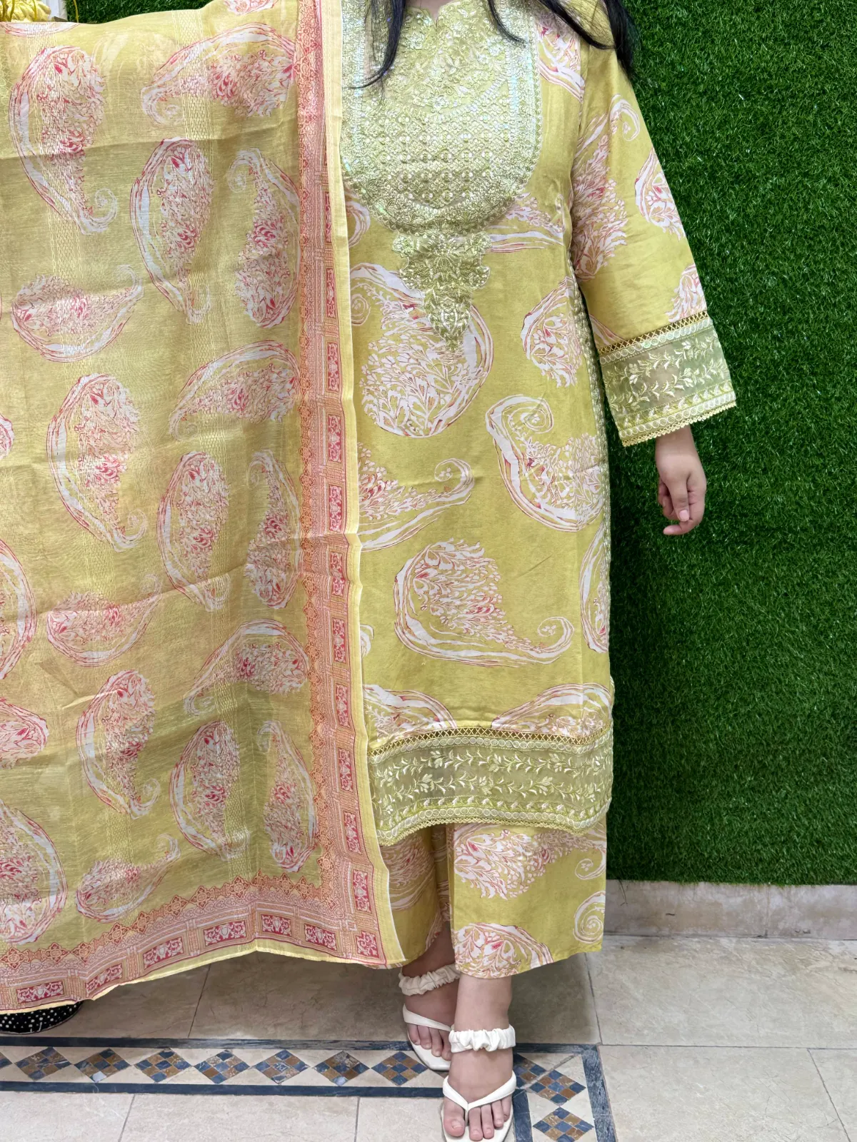 3 pc Embroidery Lawn Fabric