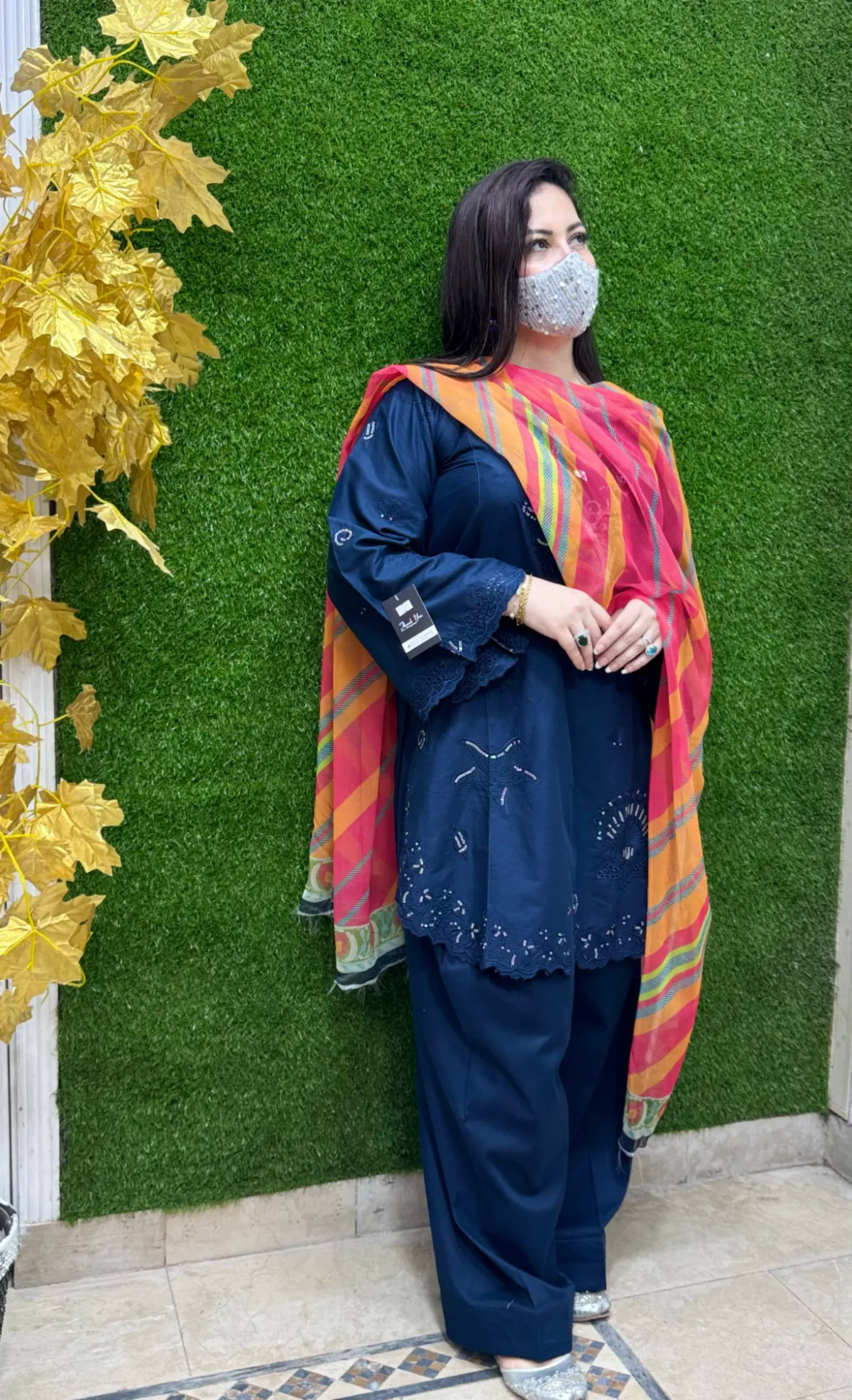 3 pc Embroidery Lawn Fabric