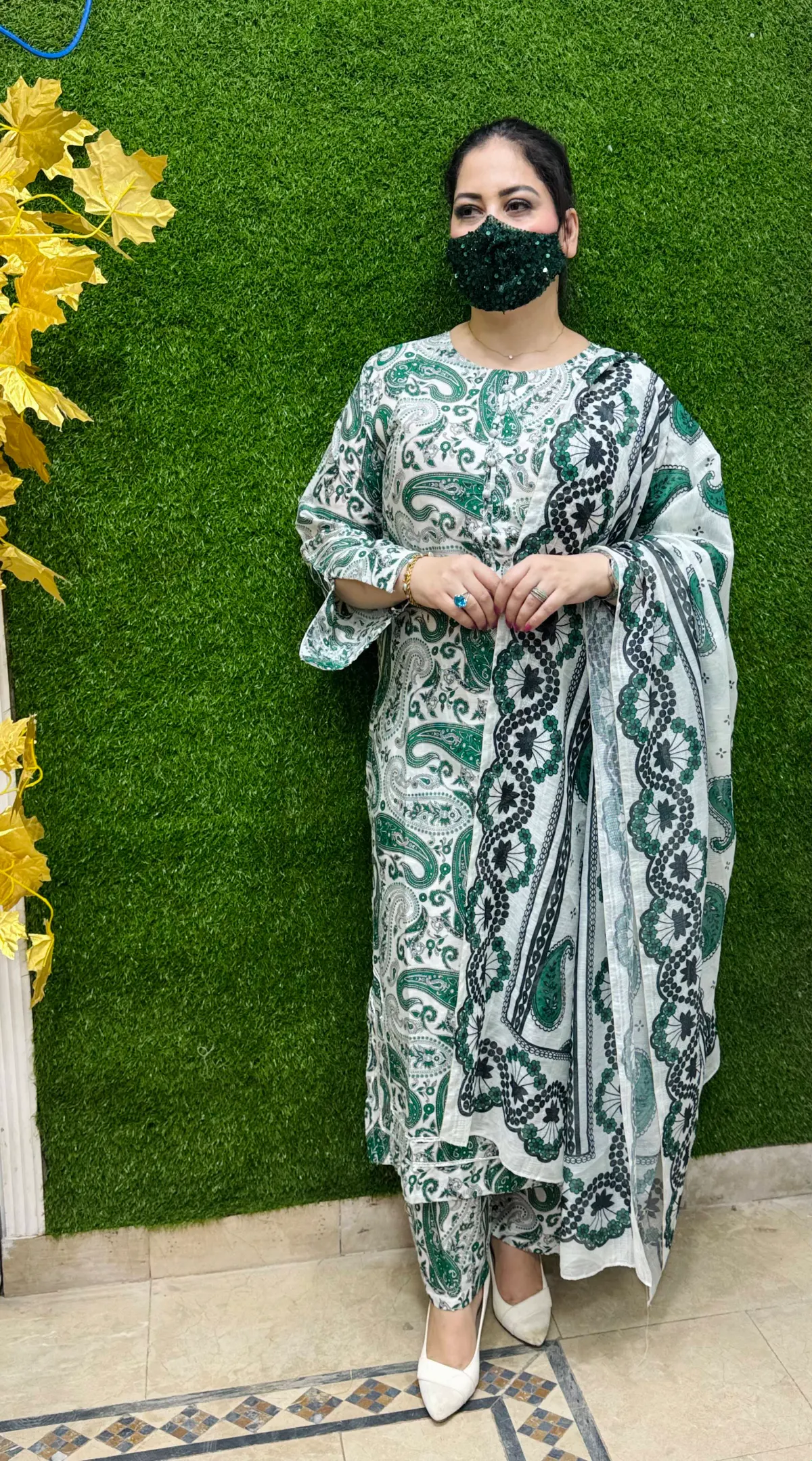 3 pc Embroidery Lawn Fabric