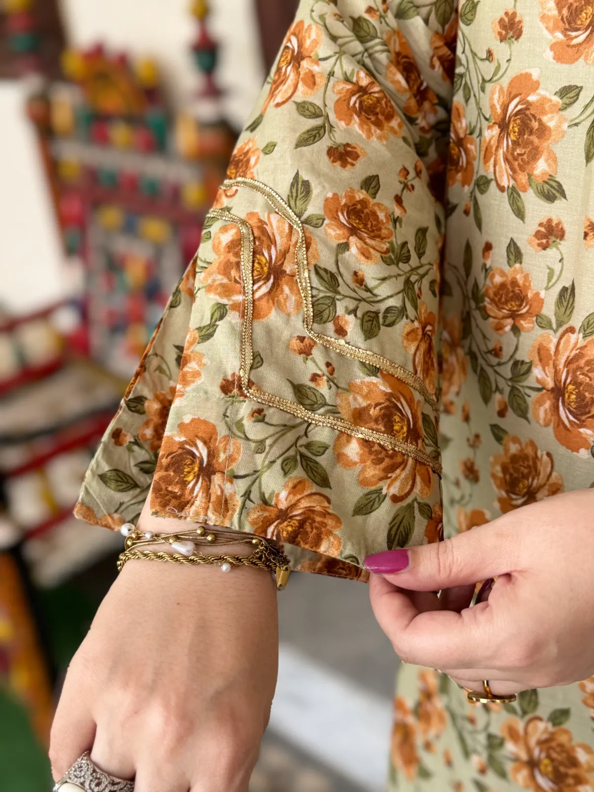 3 pc Embroidery Lawn Fabric 2