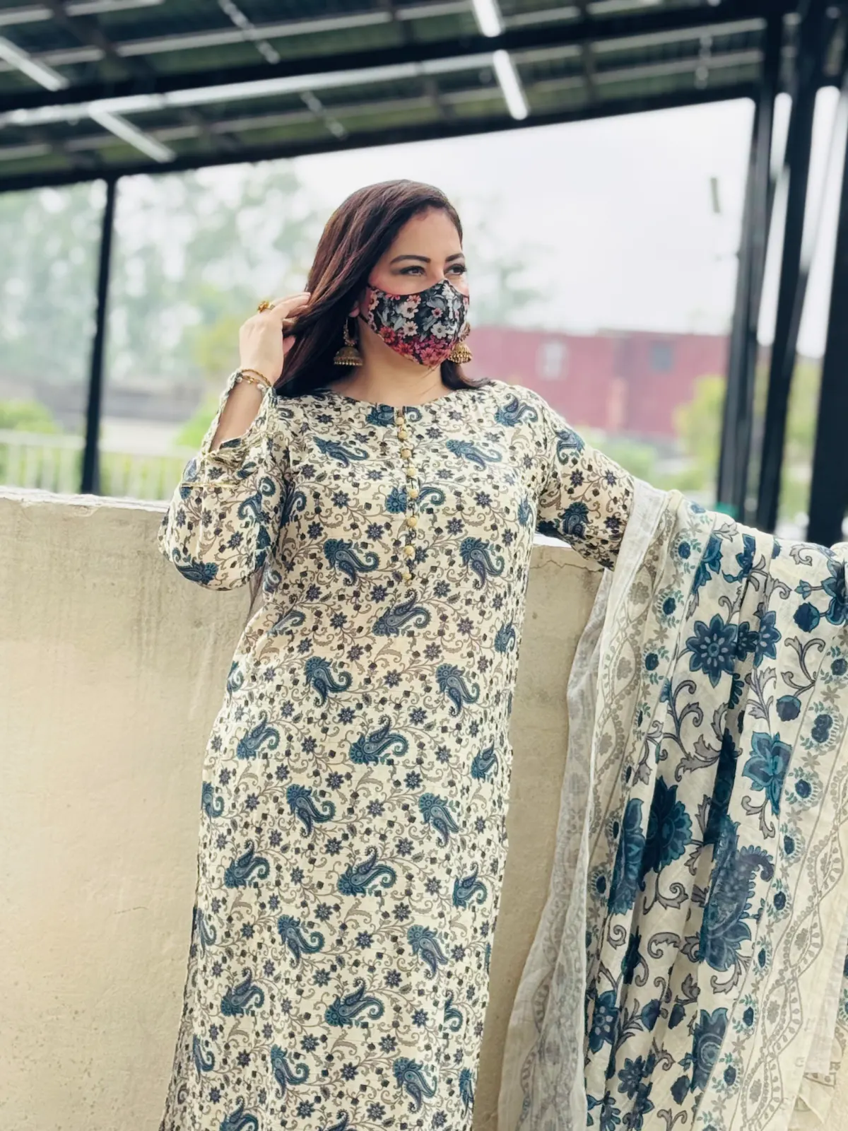 3 pc Embroidery Lawn Fabric