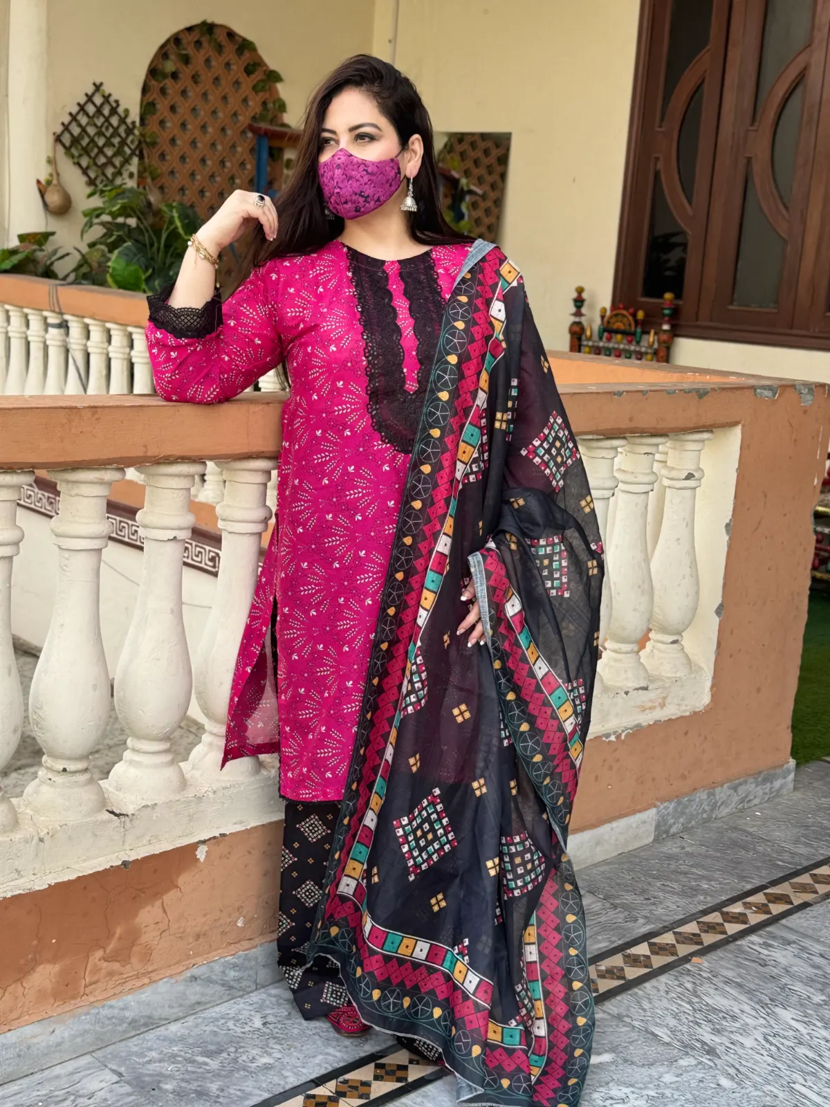 3 pc Embroidery Lawn Fabric