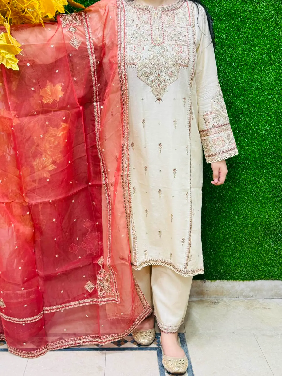 3 pc Embroidery Lawn Fabric