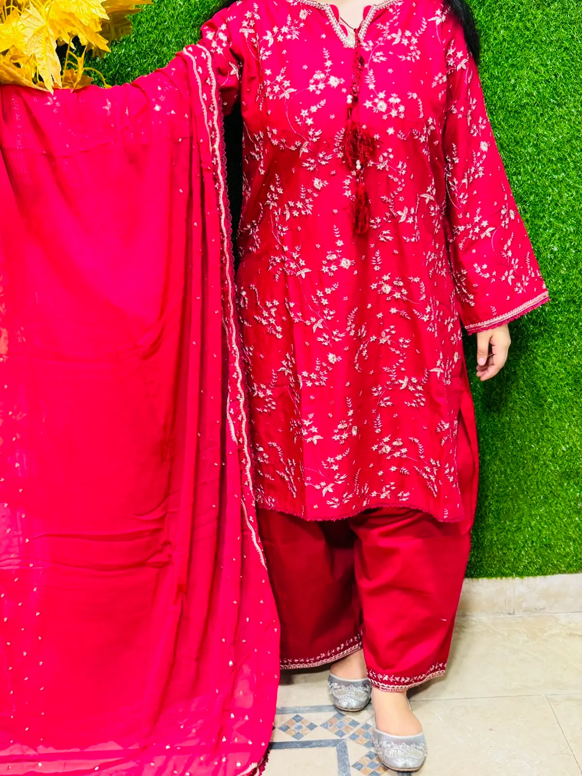 3 pc Embroidery Lawn Fabric