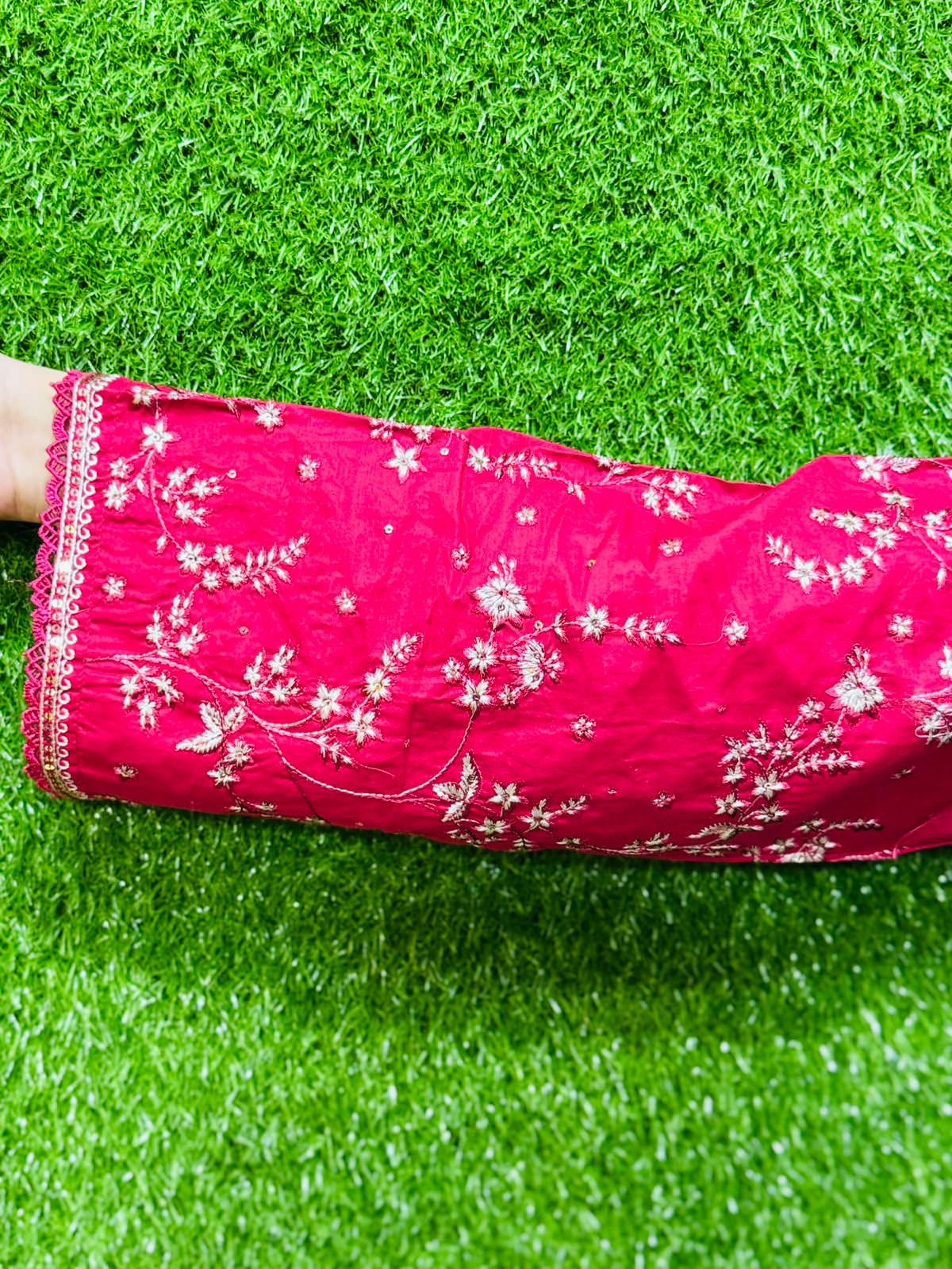 3 pc Embroidery Lawn Fabric 2