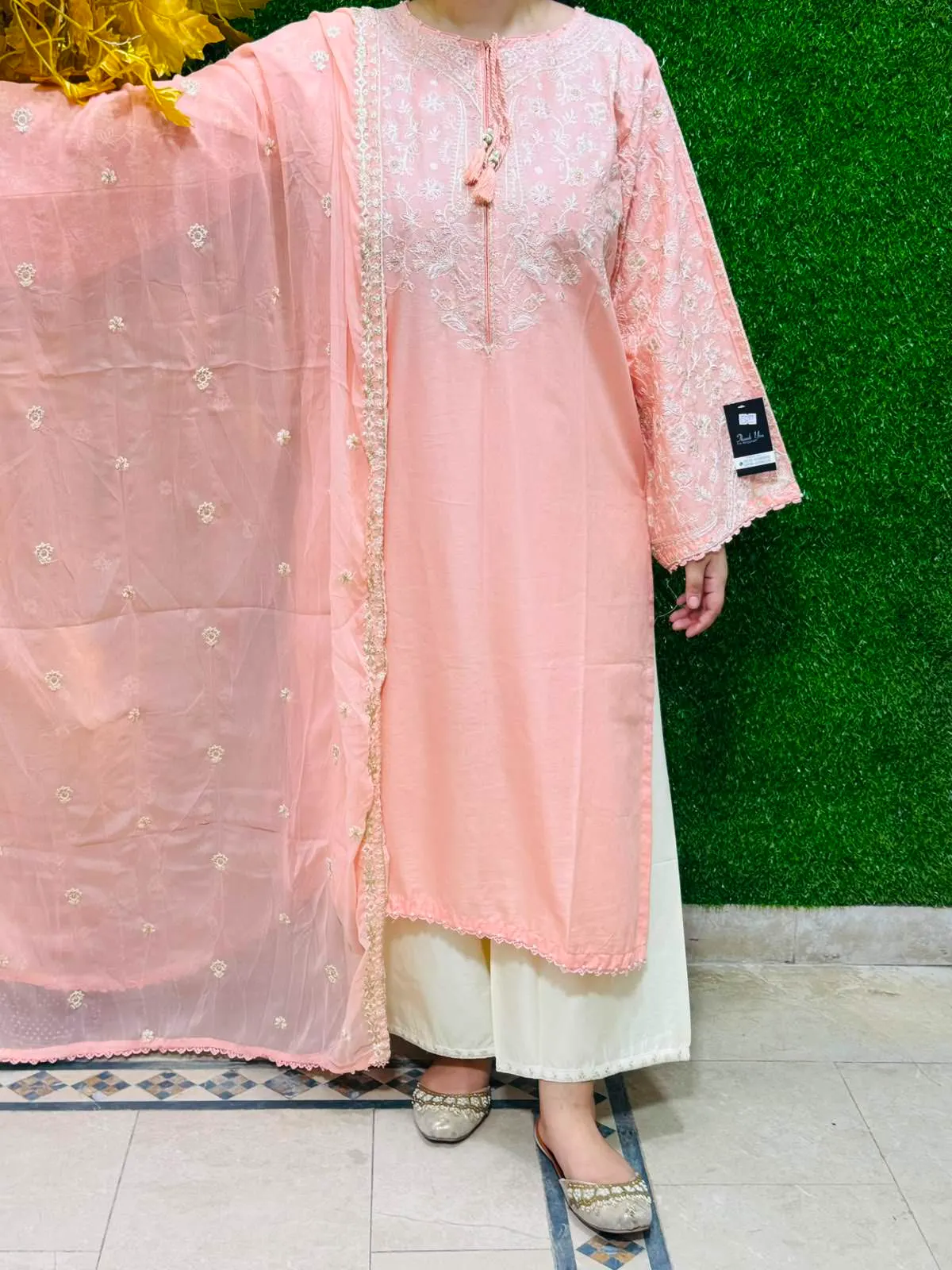 3 pc Embroidery Lawn Fabric