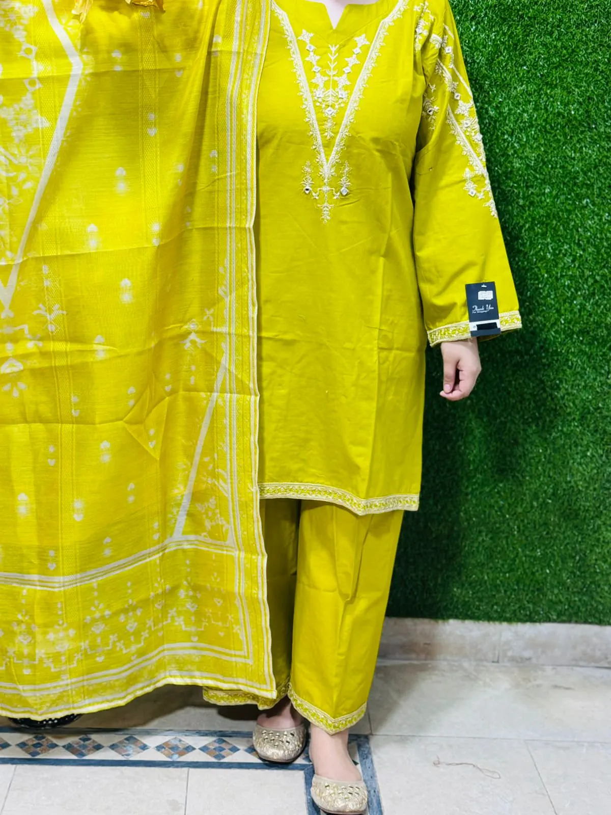 3 pc Embroidery Lawn Fabric