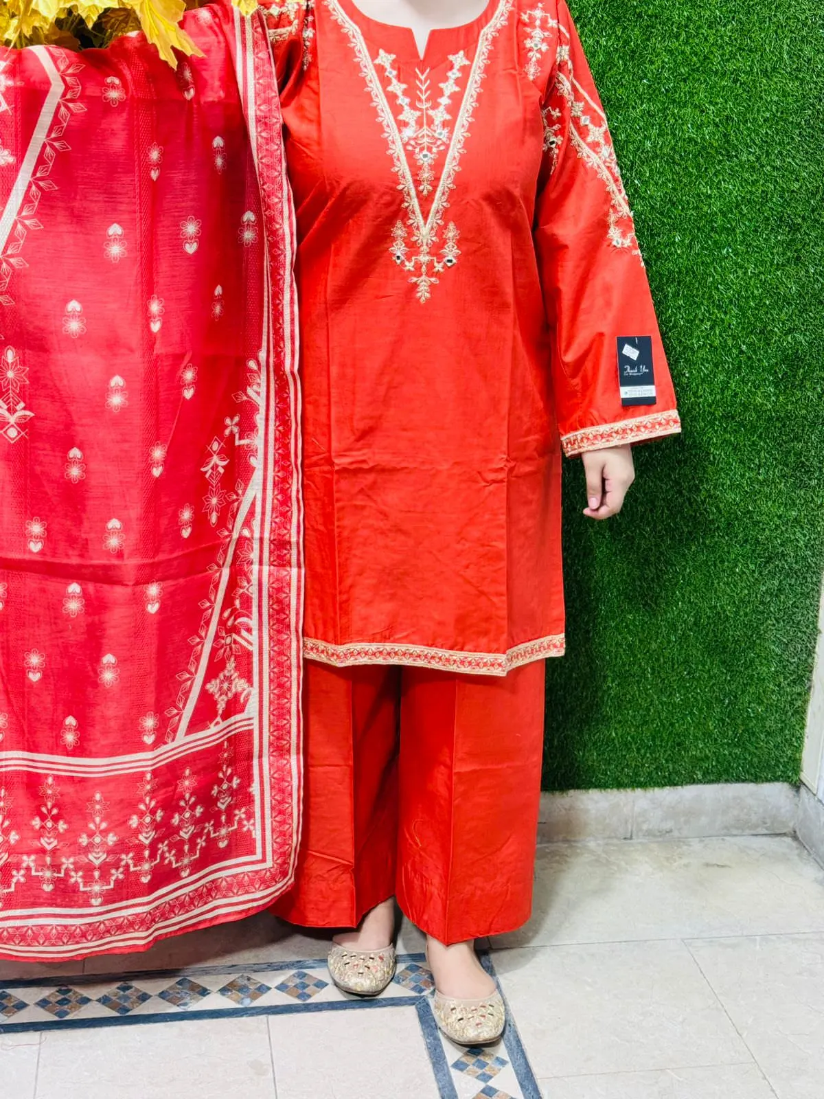 3 pc Embroidery Lawn Fabric