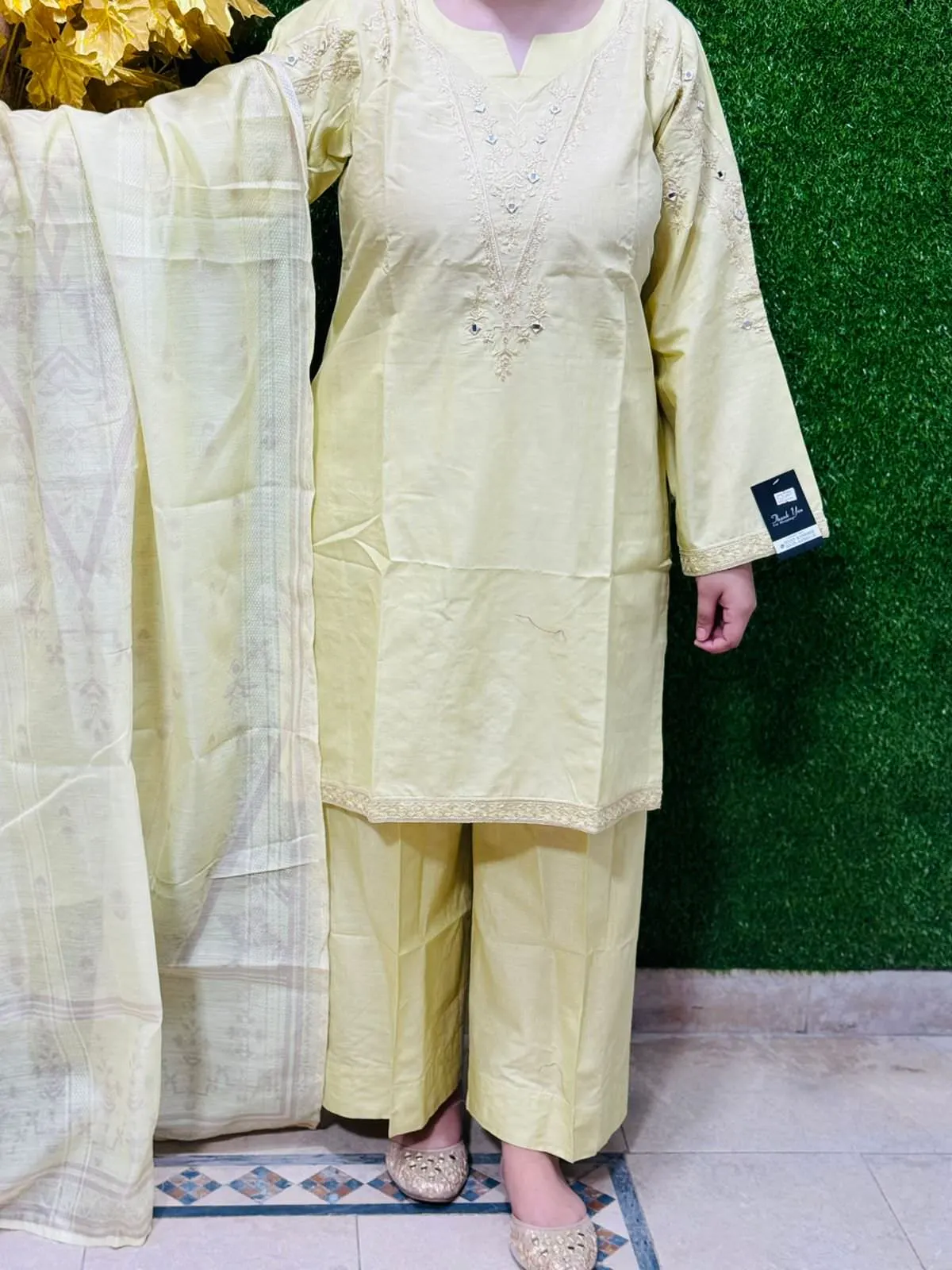 3 pc Embroidery Lawn